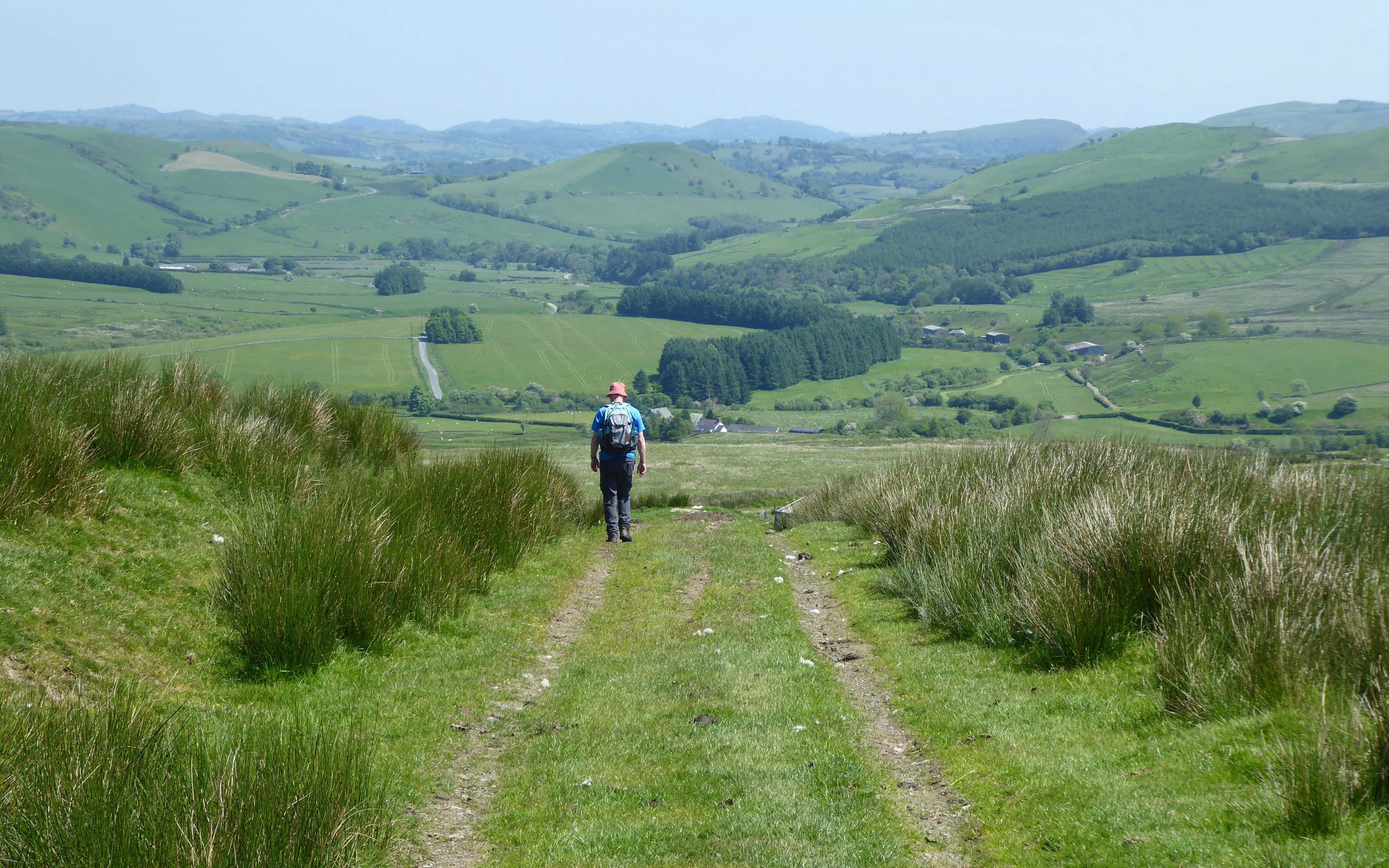 Celtic Trails Walker on Glyndwr's Way Trail