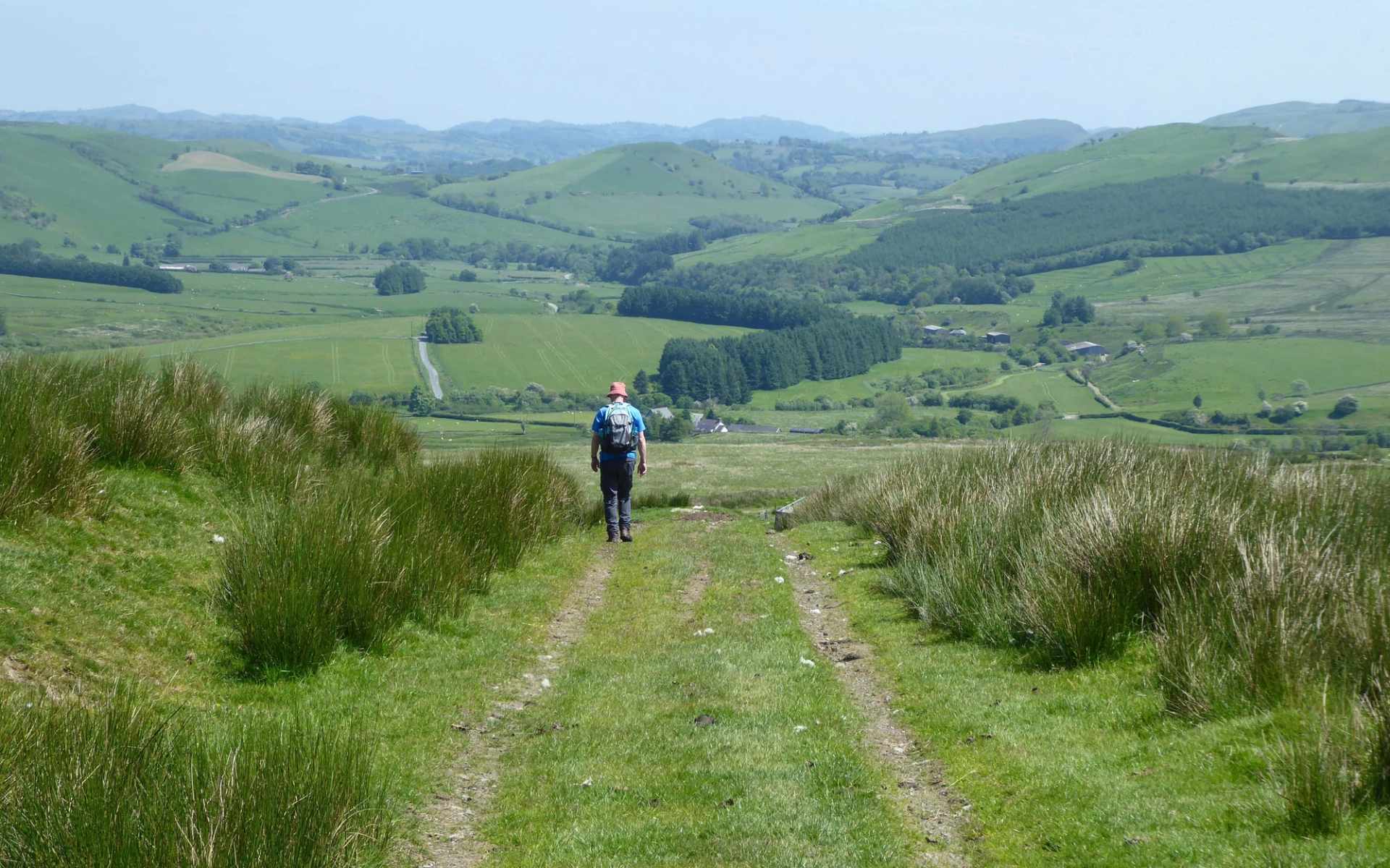 Celtic Trails Walker on Glyndwr's Way Trail