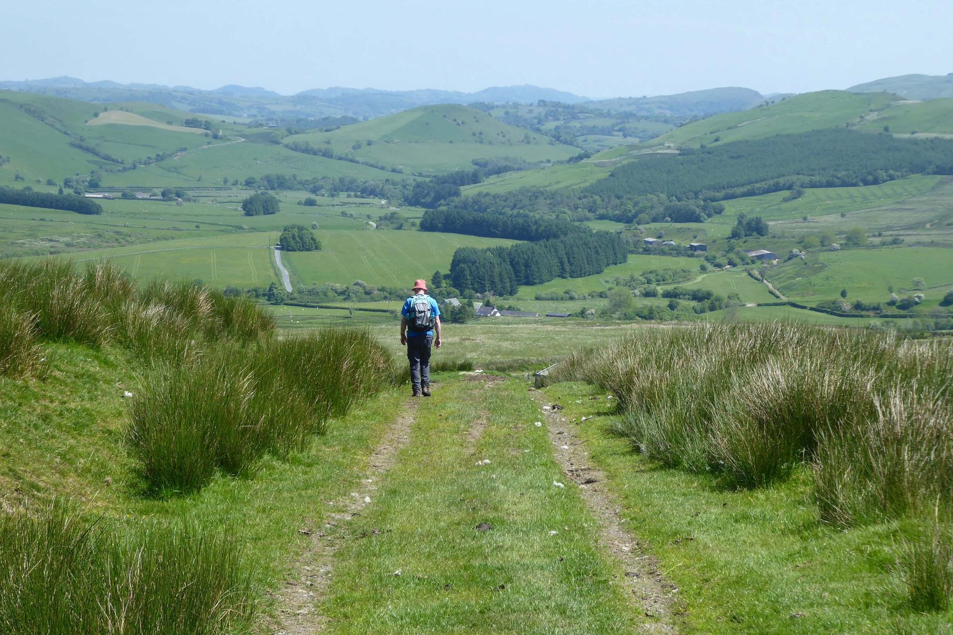 Celtic Trails Walker on Glyndwr's Way Trail