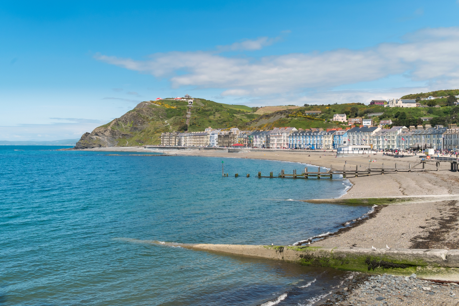 University town of Aberystwyth on the Ceredigion Coast