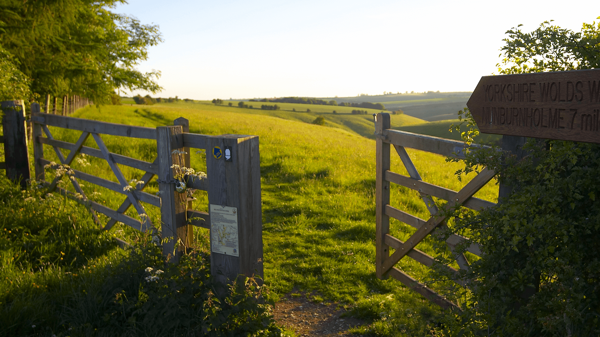 Yorkshire Wolds Way Marker