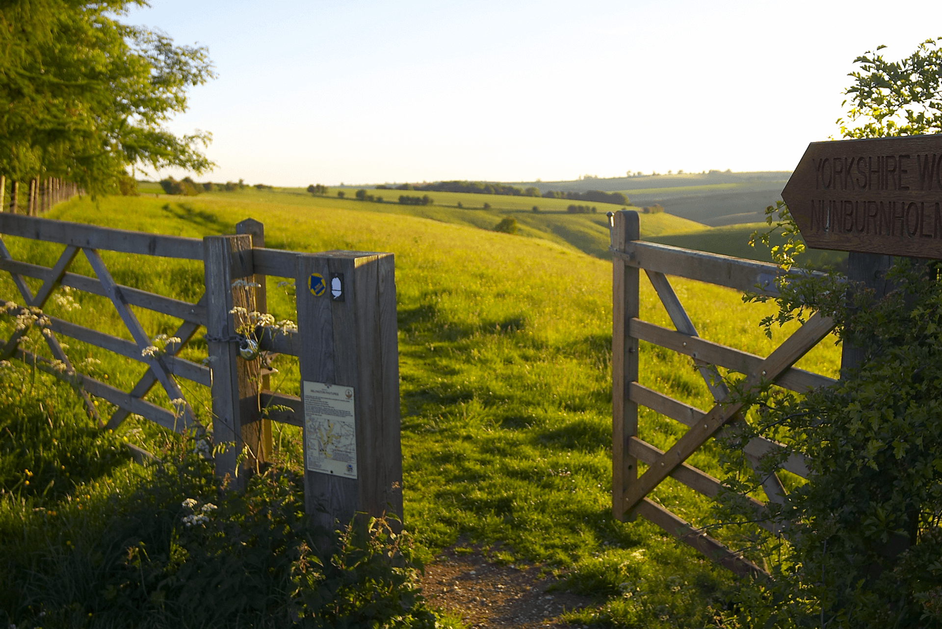 Yorkshire Wolds Way Marker
