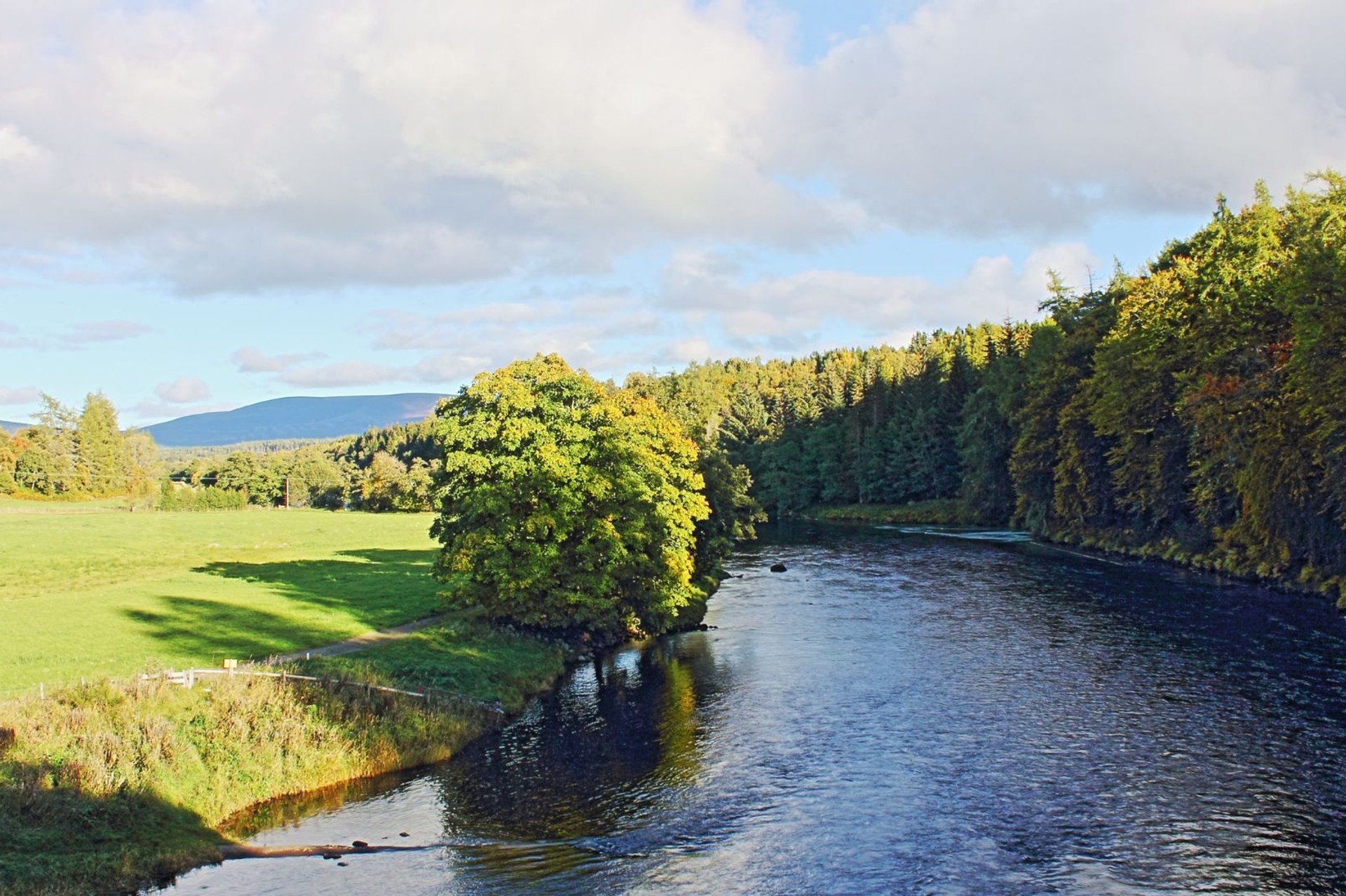 River Spey on a sunny day