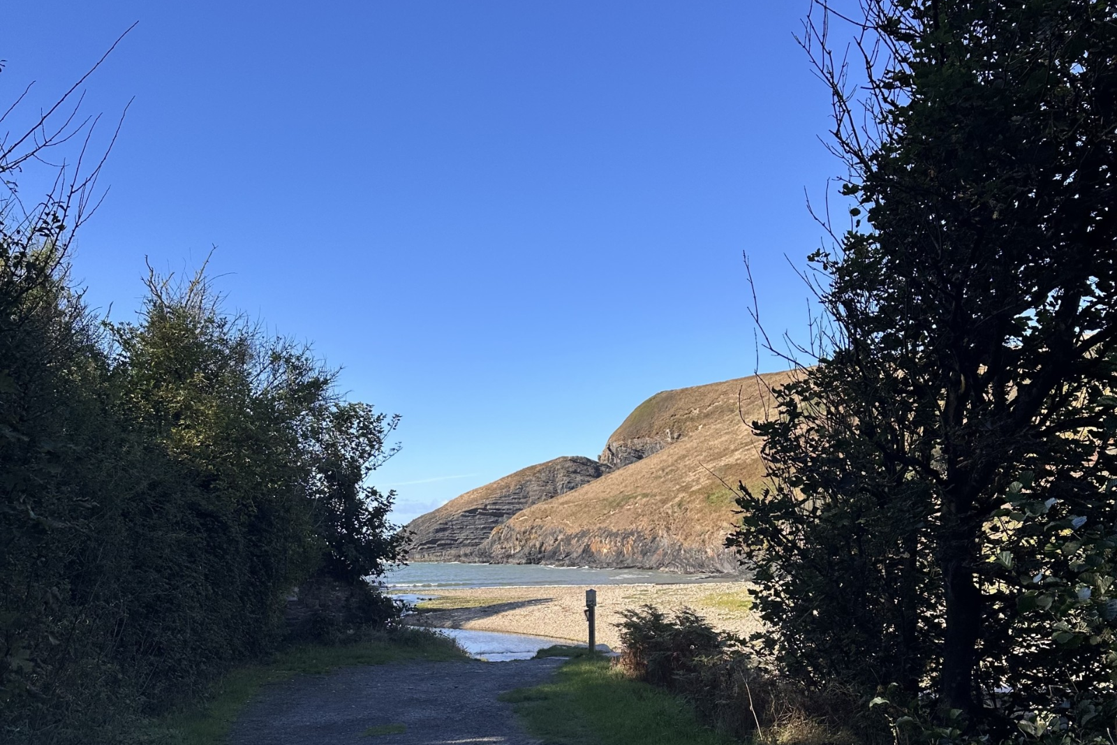 Coastal headlands viewed from the Ceredigion Coast Path
