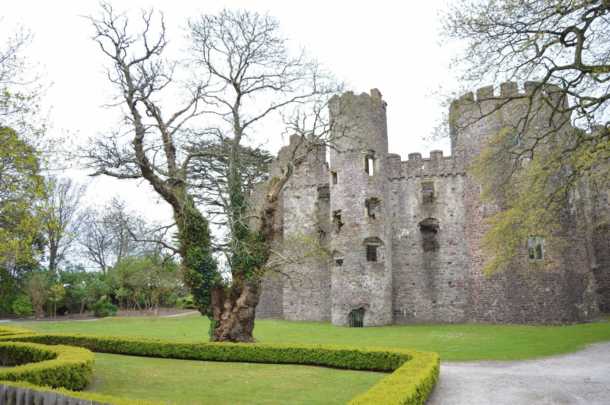 Facing Laugharne Castle