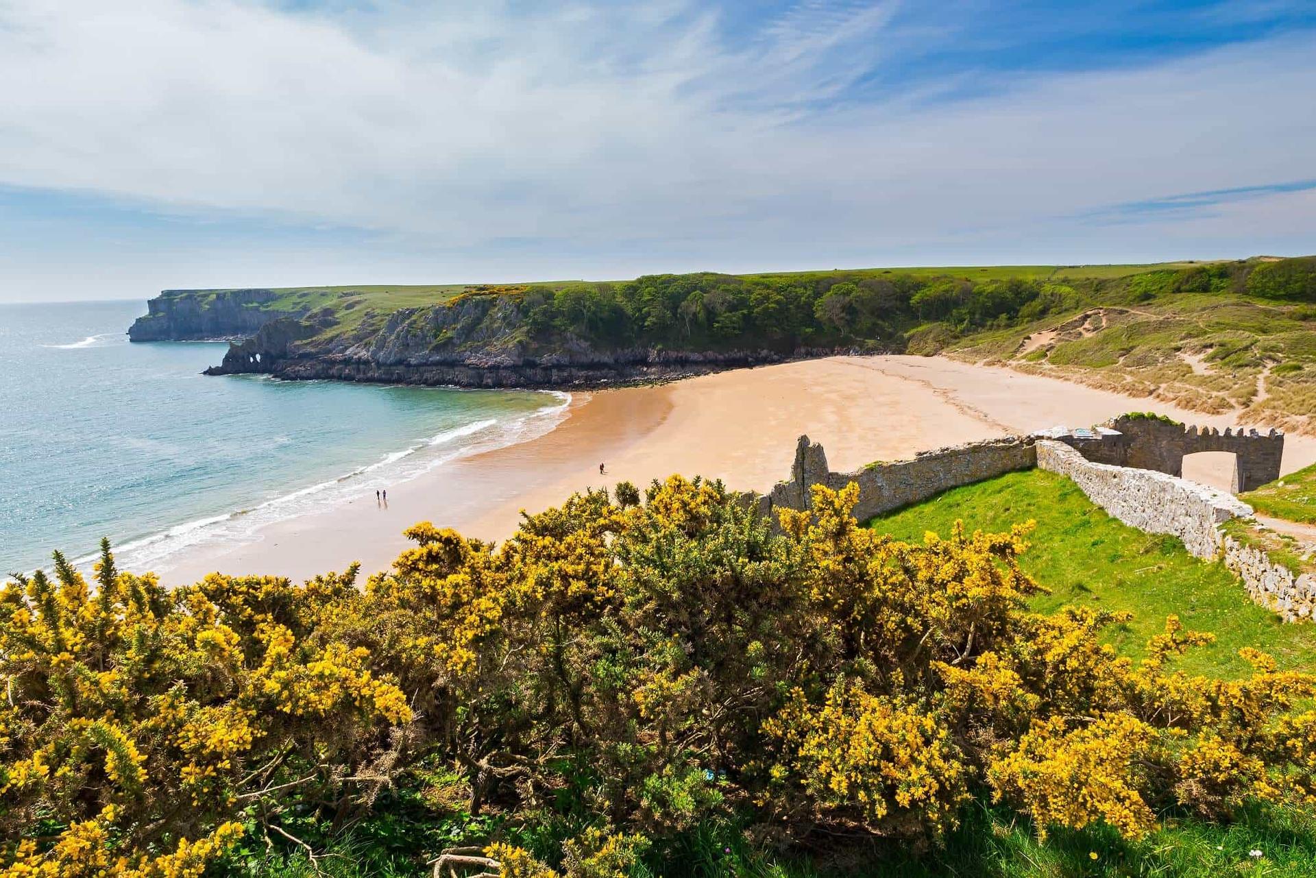 Beautiful Pembrokeshire beach, Barafundel Bay