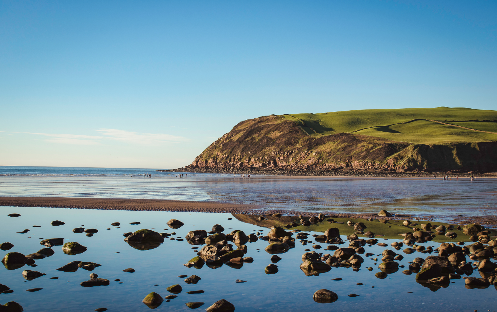 St Bees Head at the start of Wainwright’s Coast to Coast.