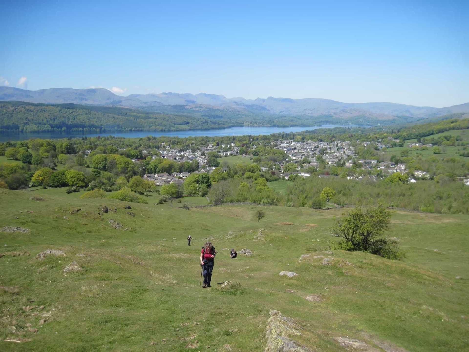 Climb to School Knott on the Dales Way