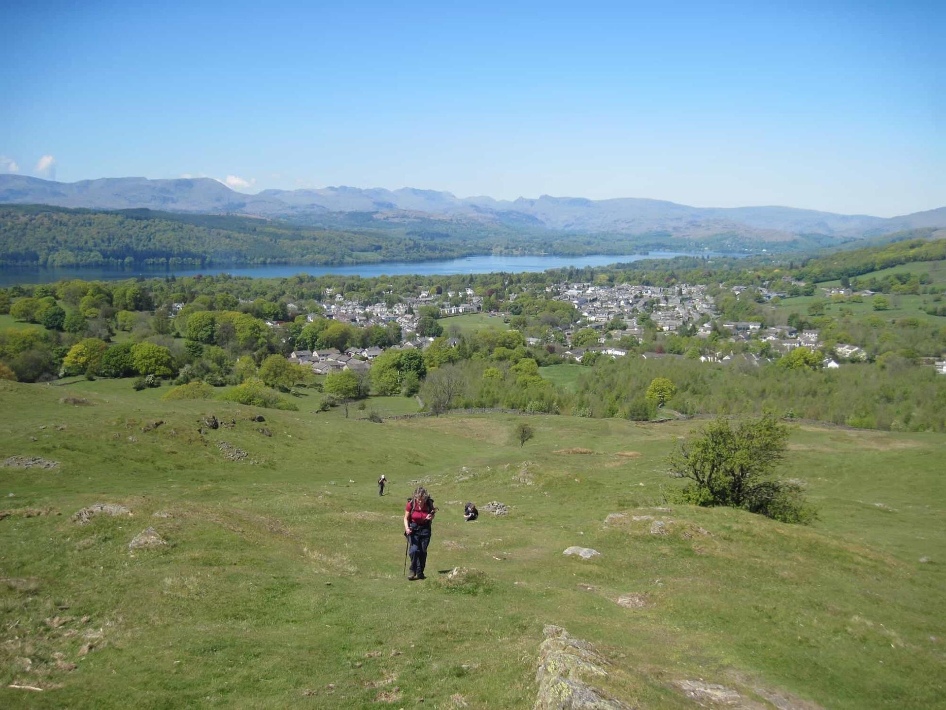 Climb to School Knott on the Dales Way