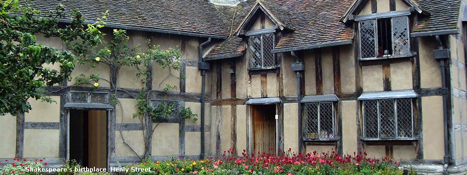 Shakespeares-House-Courtyard Celtic Trails UK Walking Holidays