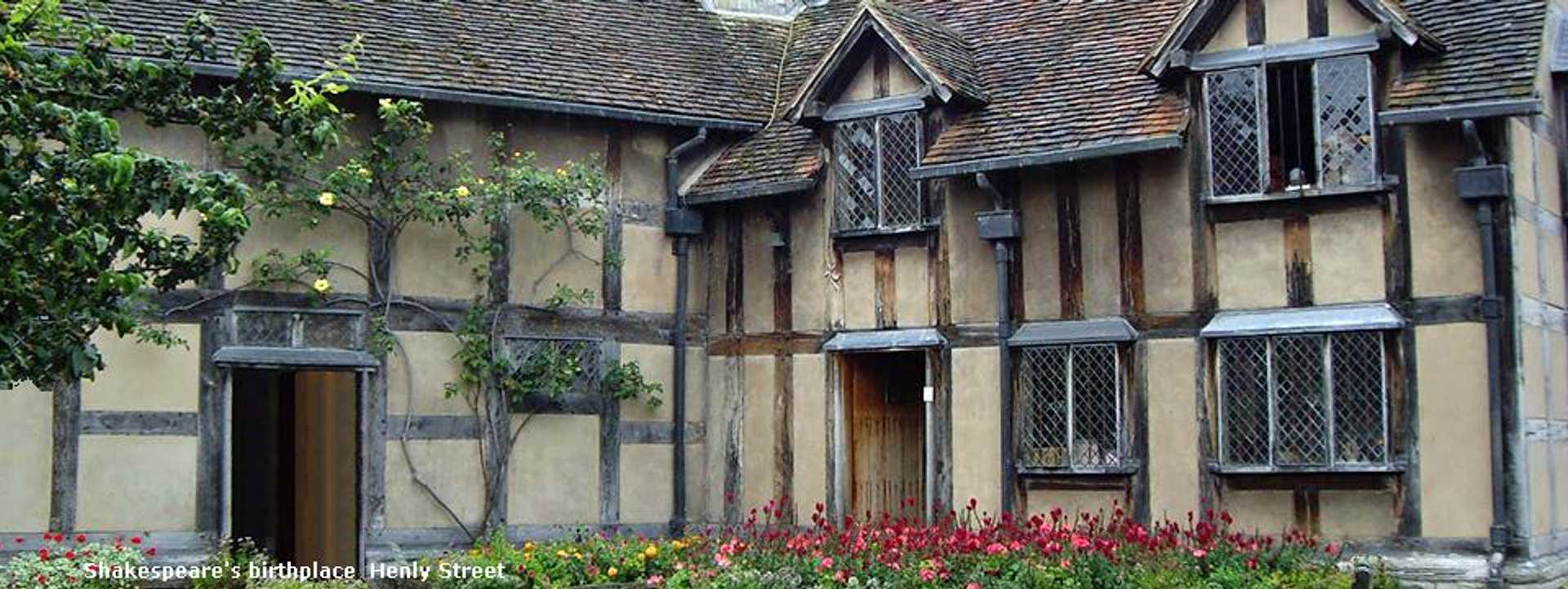 Shakespeares-House-Courtyard Celtic Trails UK Walking Holidays
