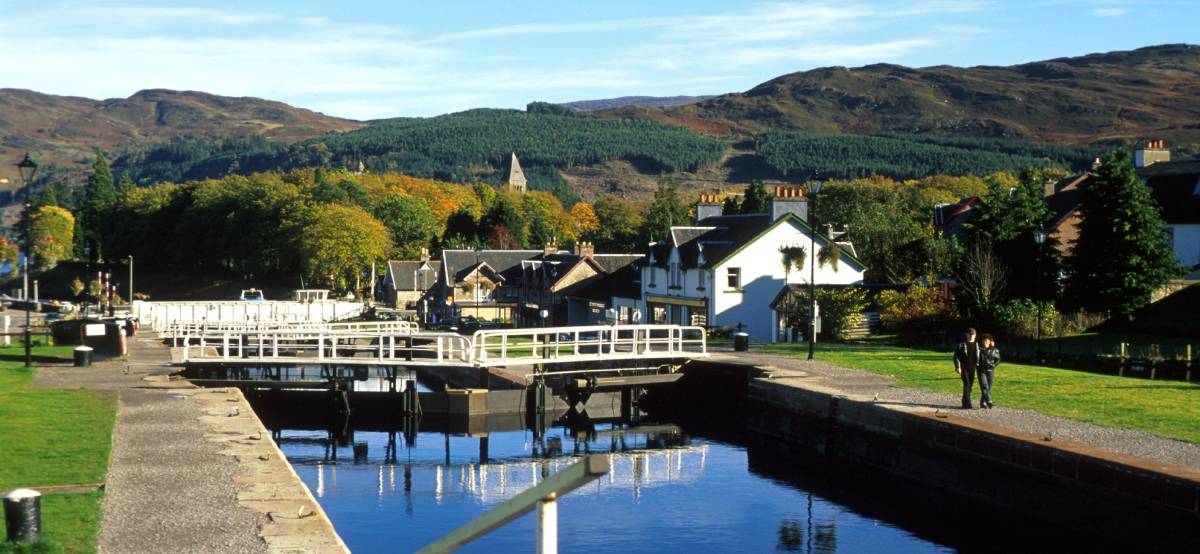 Caledonian Canal at Fort Augustus