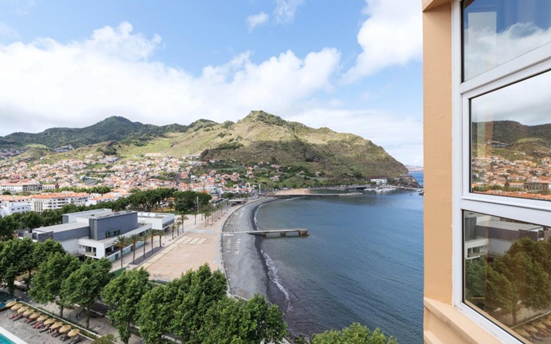 View over Machico Bay from Dom Pedro Madeira hotel
