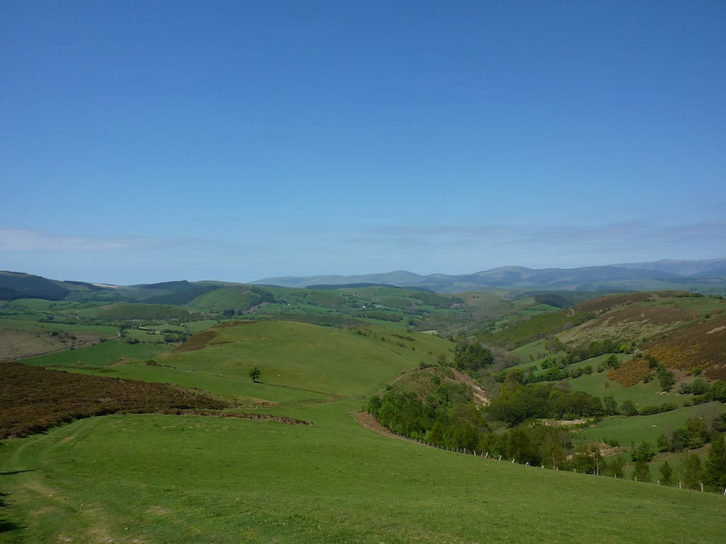 Foel Fadian on the Glyndŵr's Way