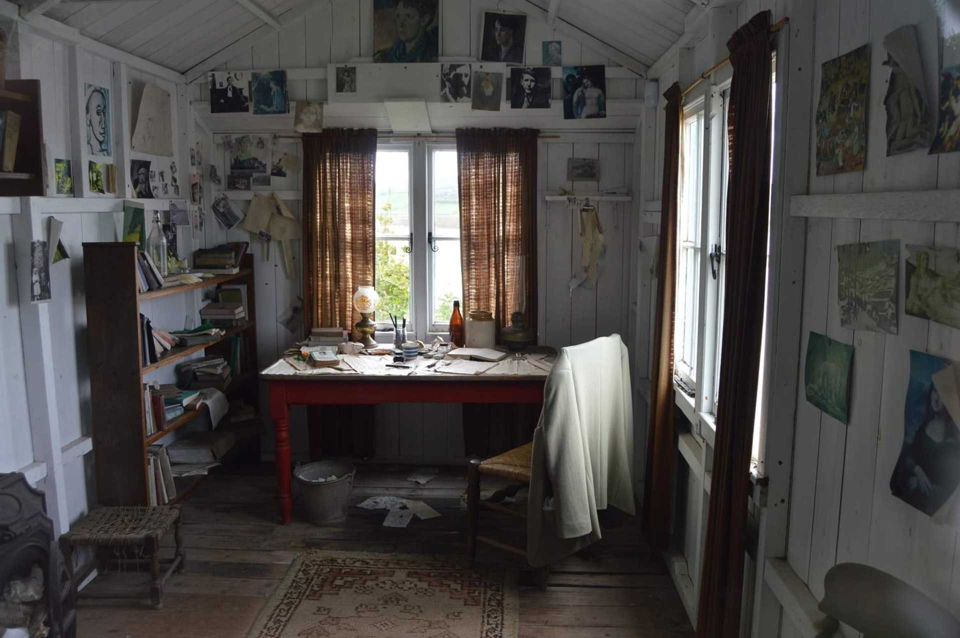 Dylan Thomas's Writing Shed, preserved in its original state