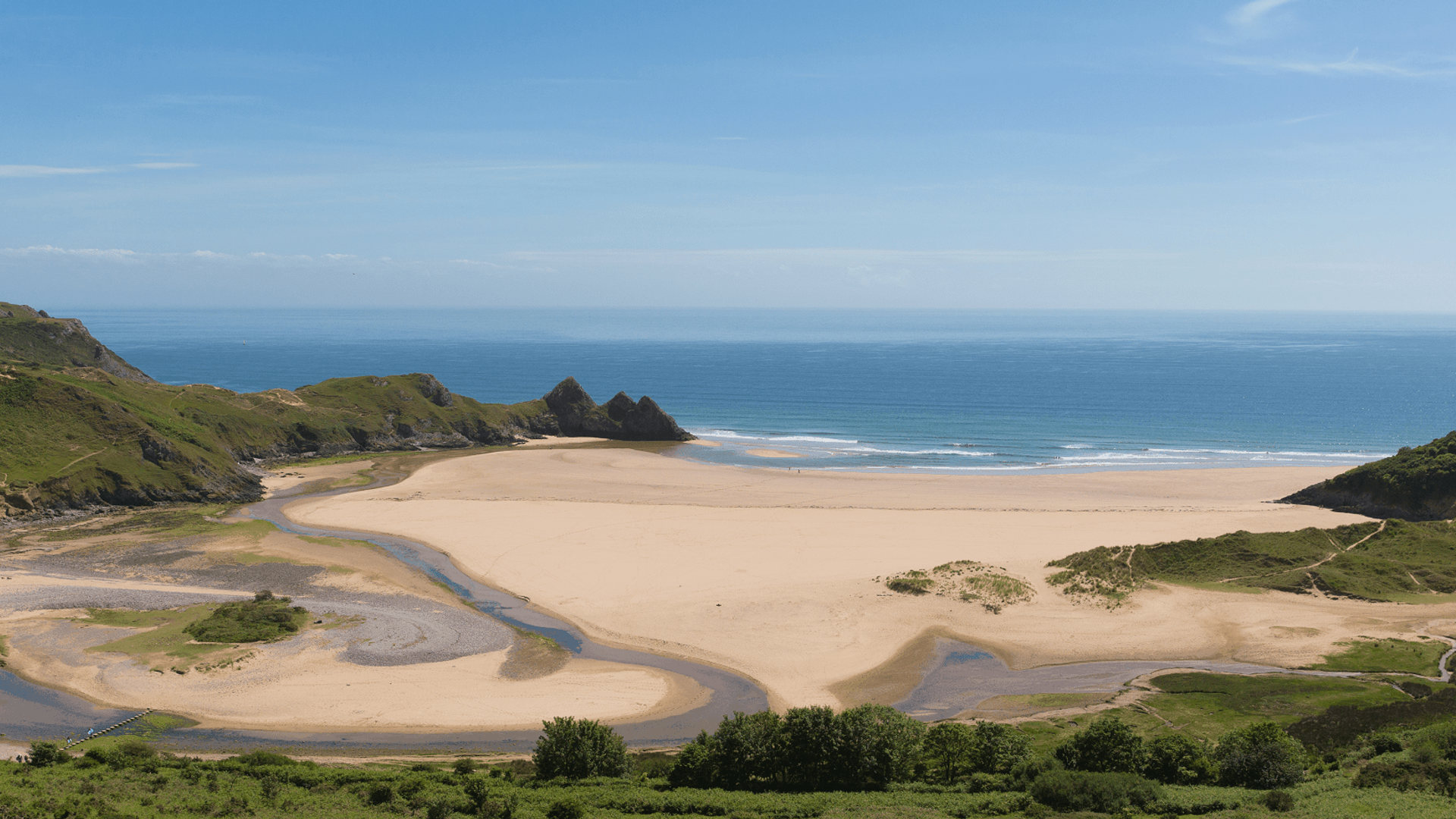 Three Cliffs Bay