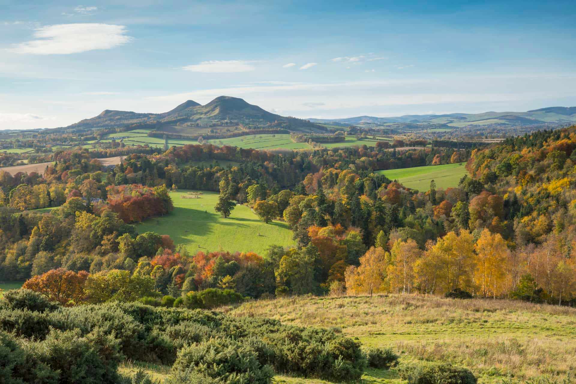 Eildon Hill, Walter Scott's view