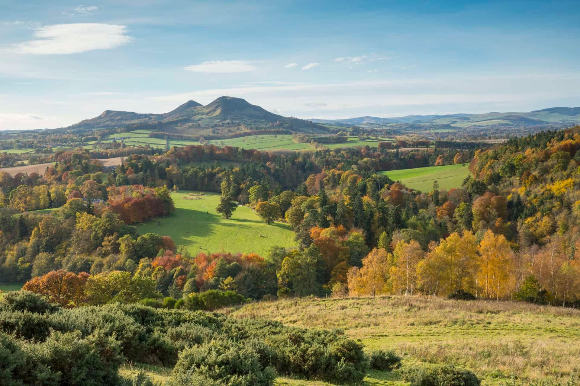 Eildon Hill, Walter Scott's view