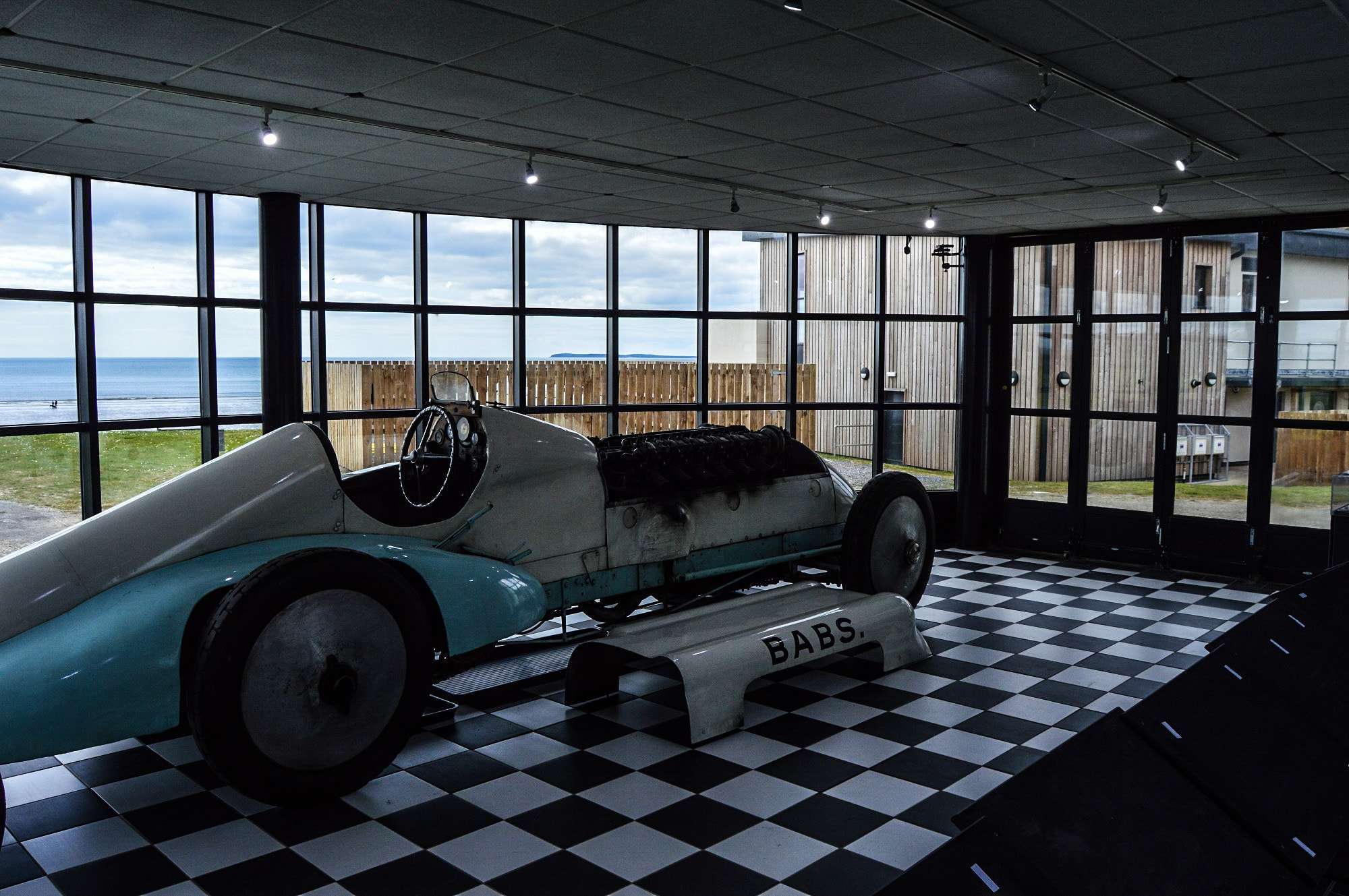 J.G Parry's Car at Museum of Speed, Pendine Sands