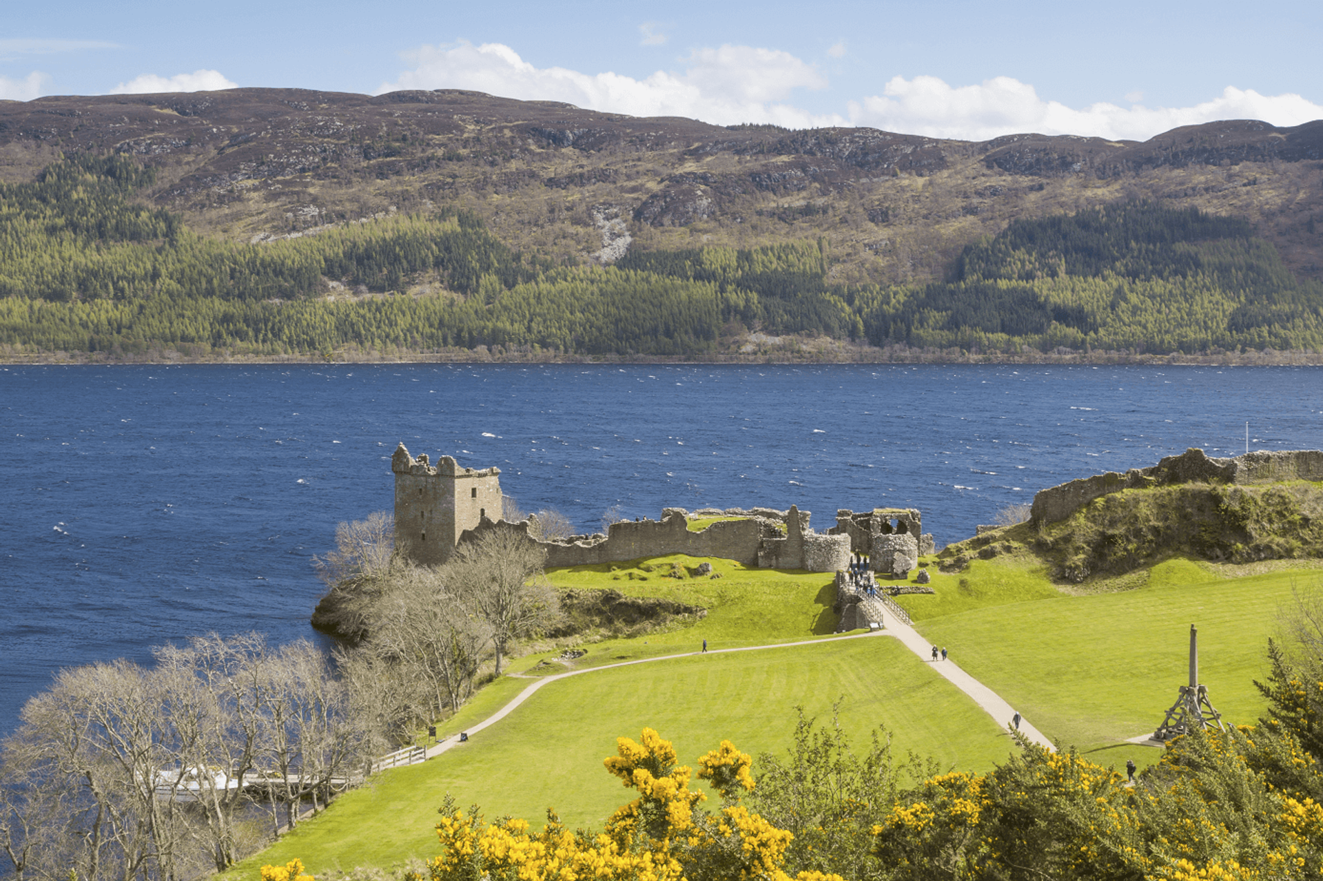 Castle Urquhart and Loch Ness