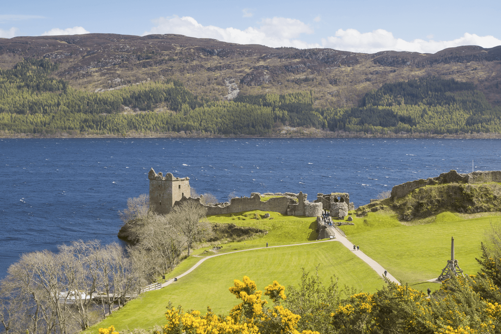 Castle Urquhart and Loch Ness