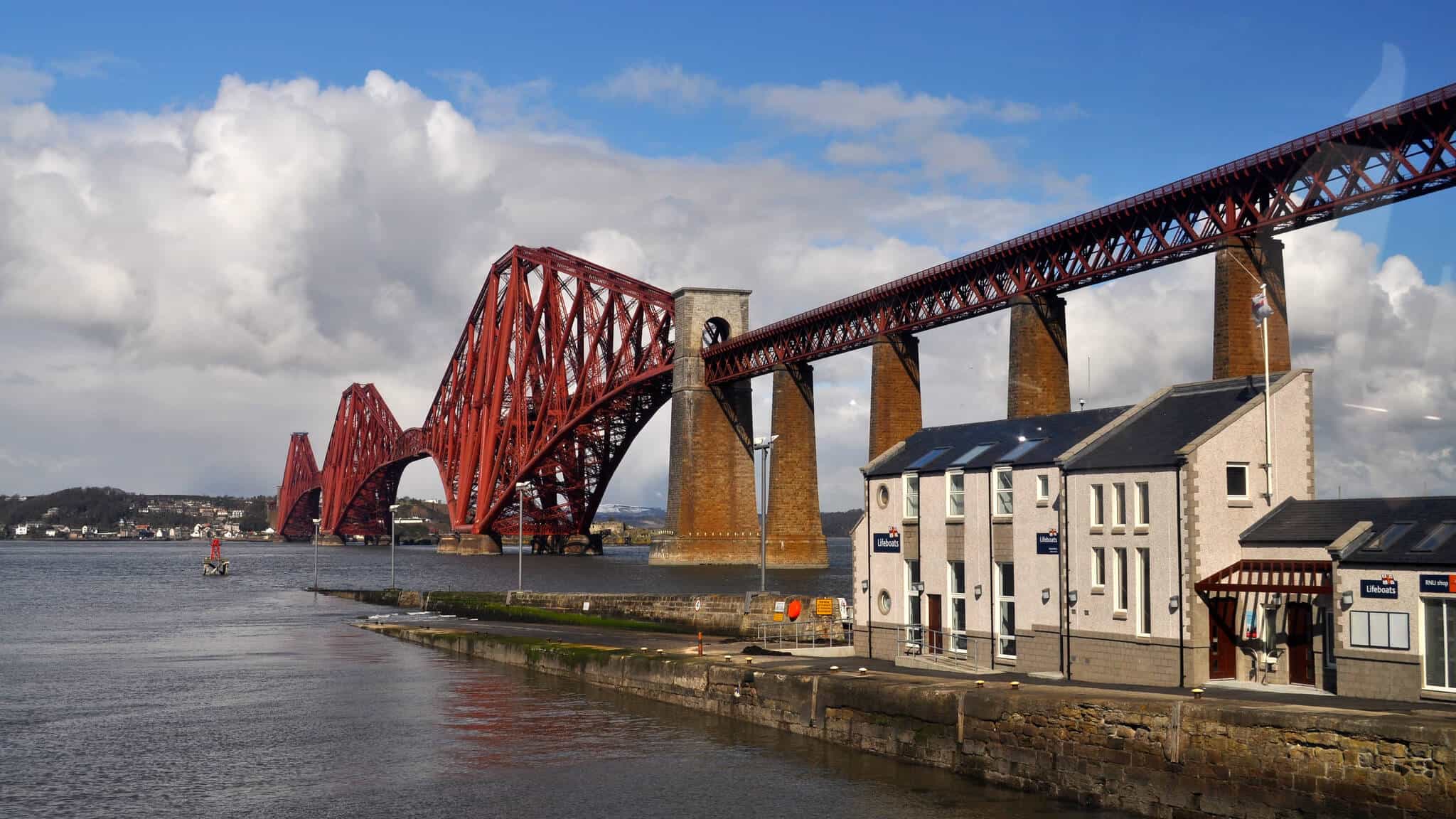 Forth Bridge on the fife Coast path