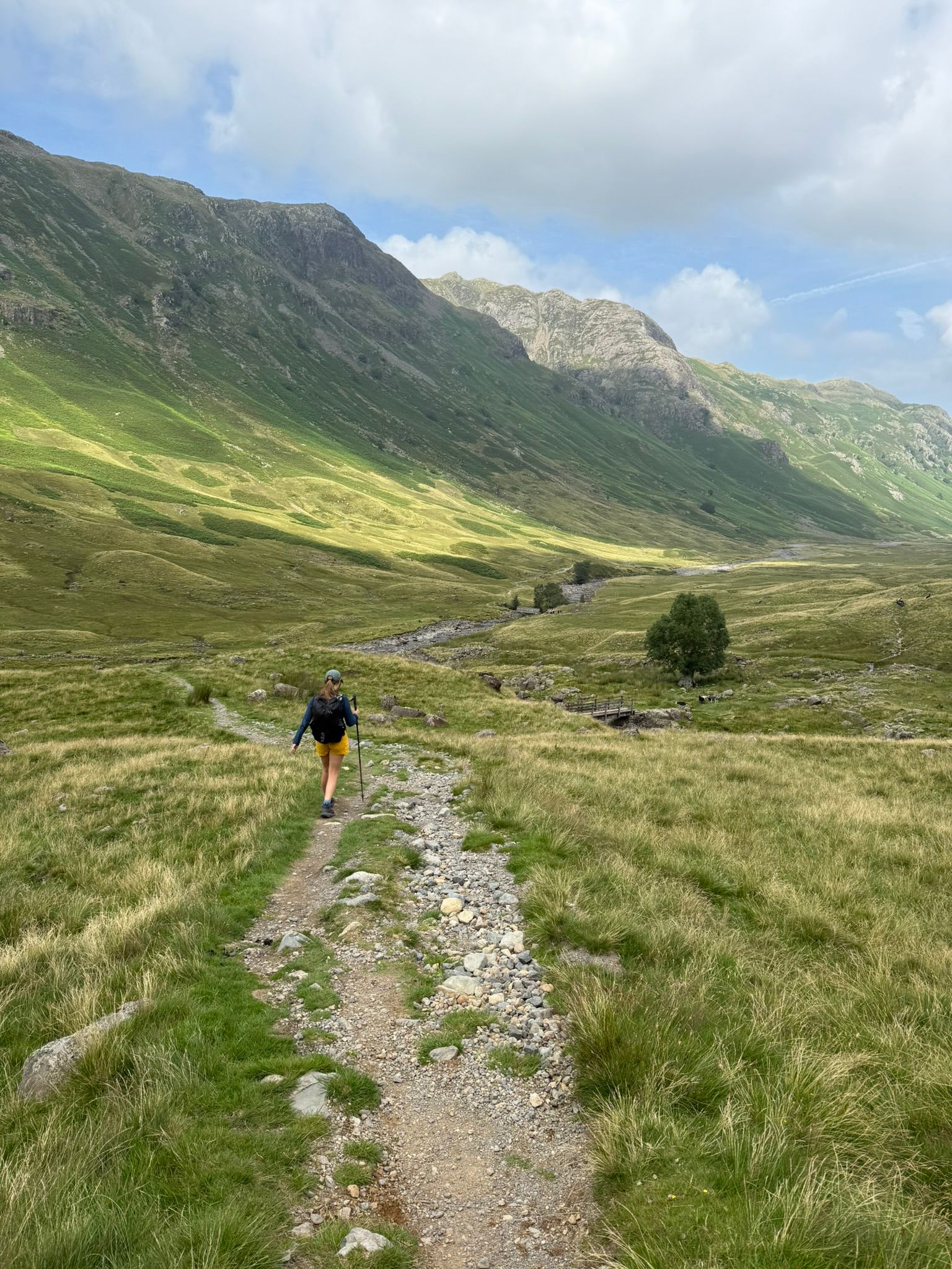 Hiking through The Lake District on the Cumbria Way