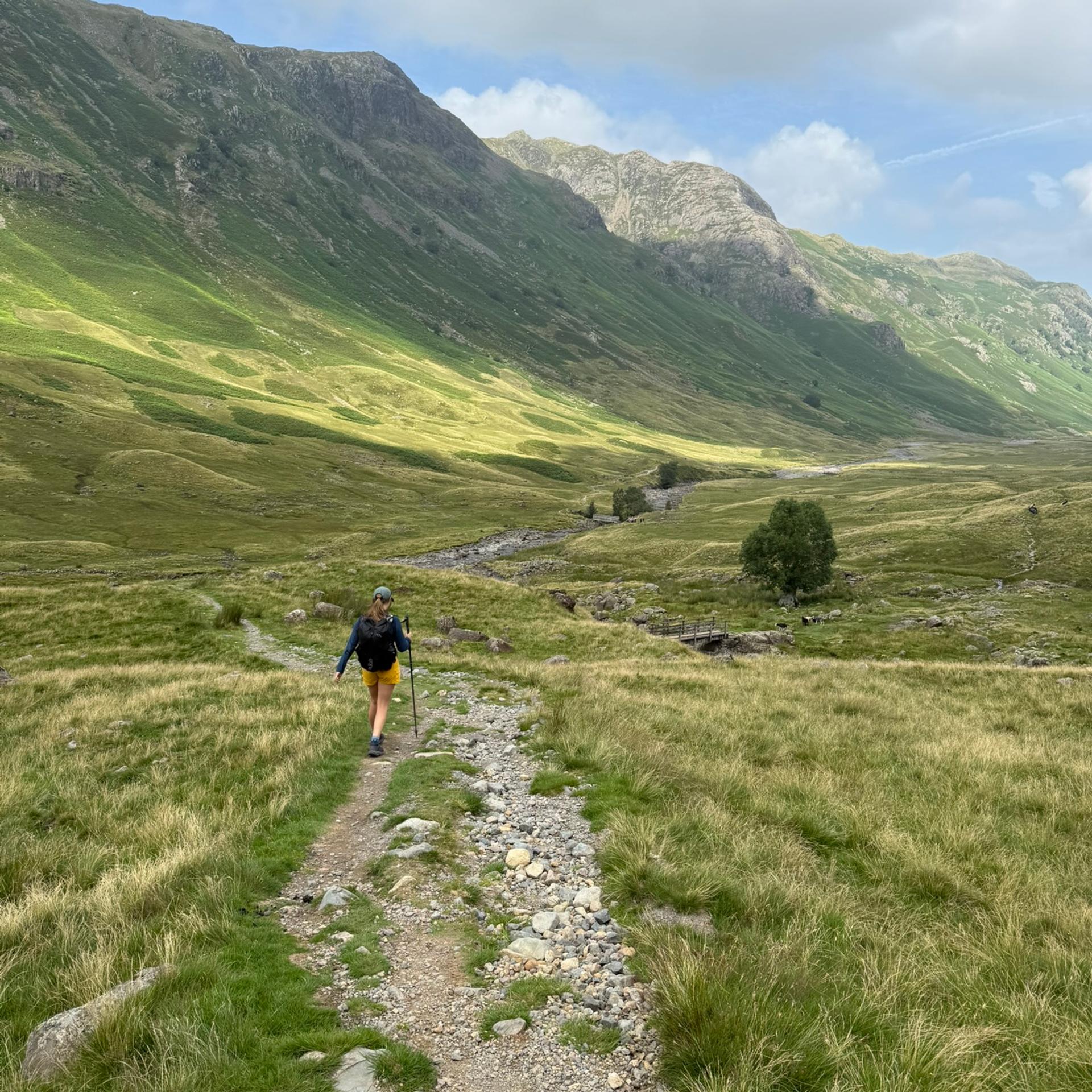 Hiking through The Lake District on the Cumbria Way