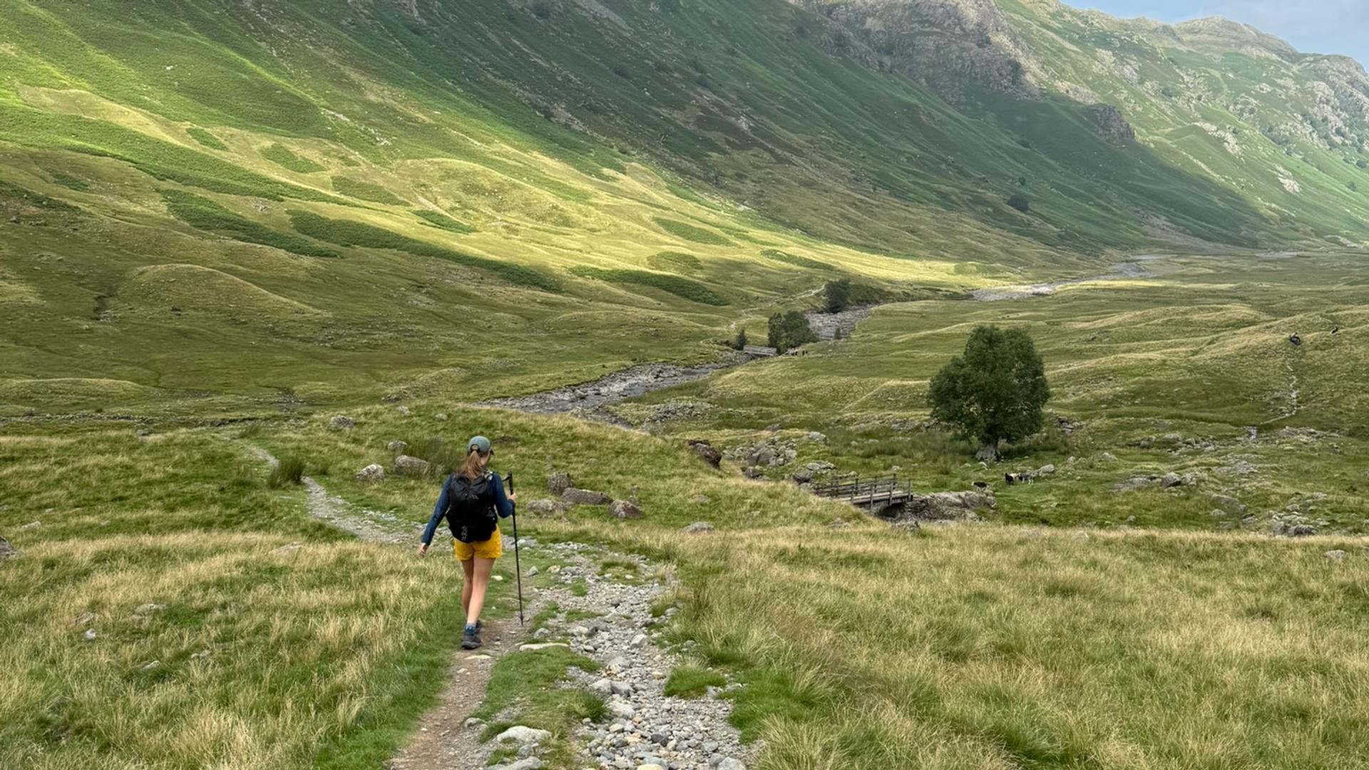 Hiking through The Lake District on the Cumbria Way