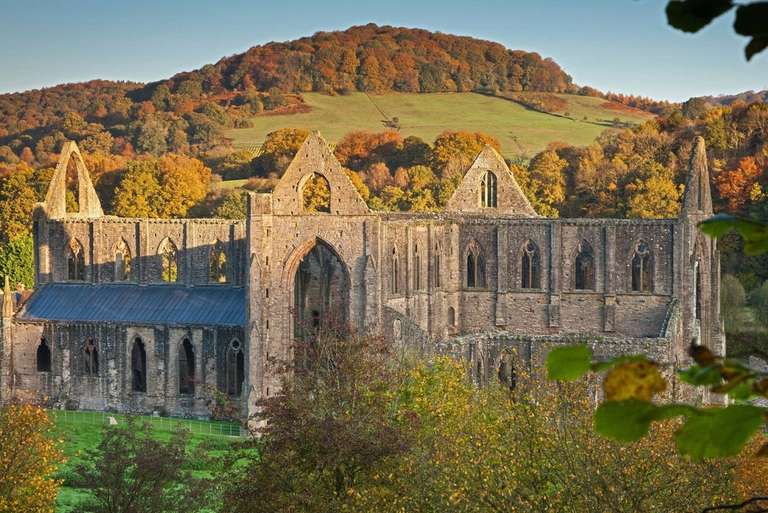 Ruins of Tintern Abbey as seen on Gilpin Wye Tour