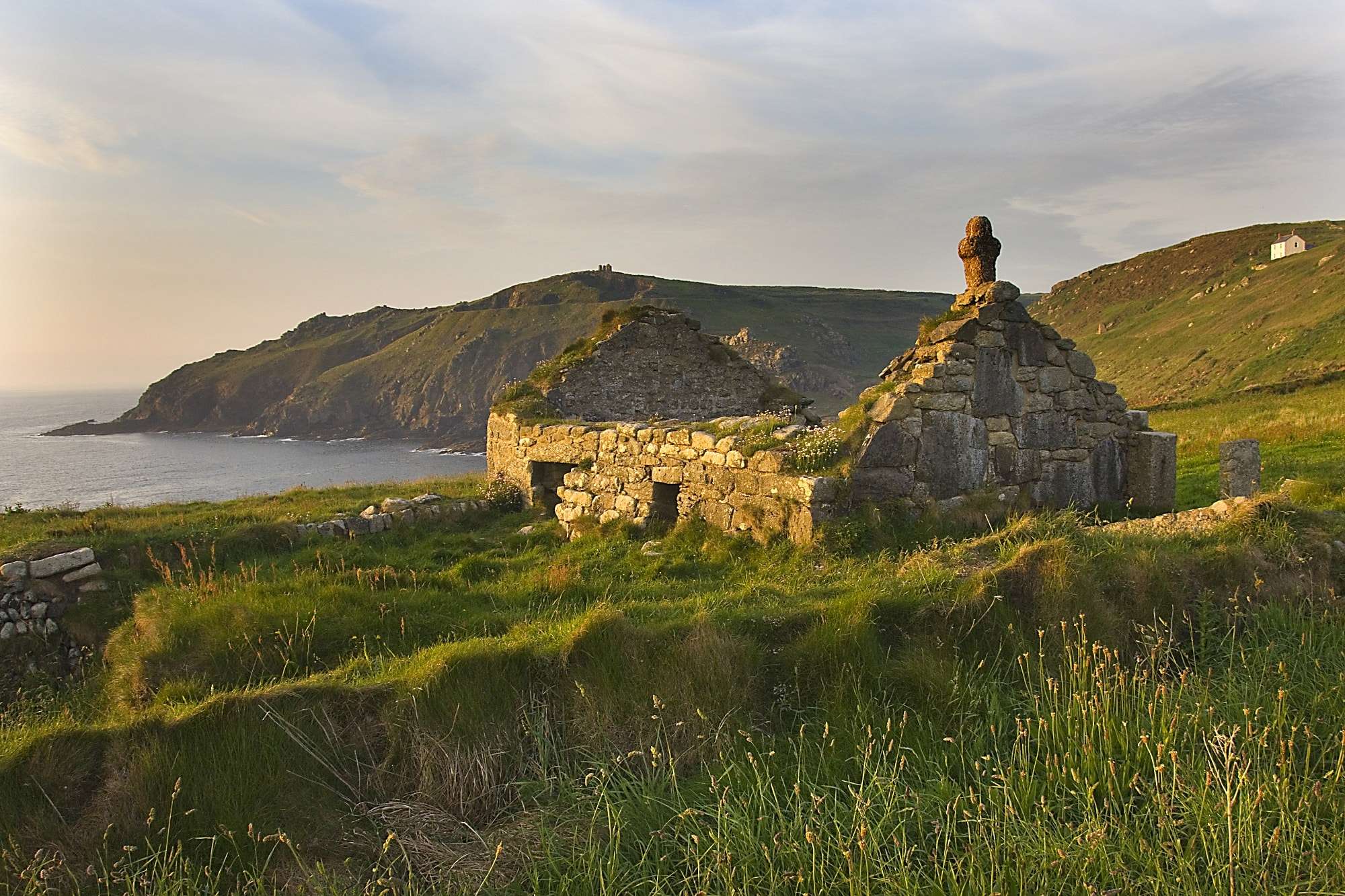 south west coast walk Cape Cornwall chapel