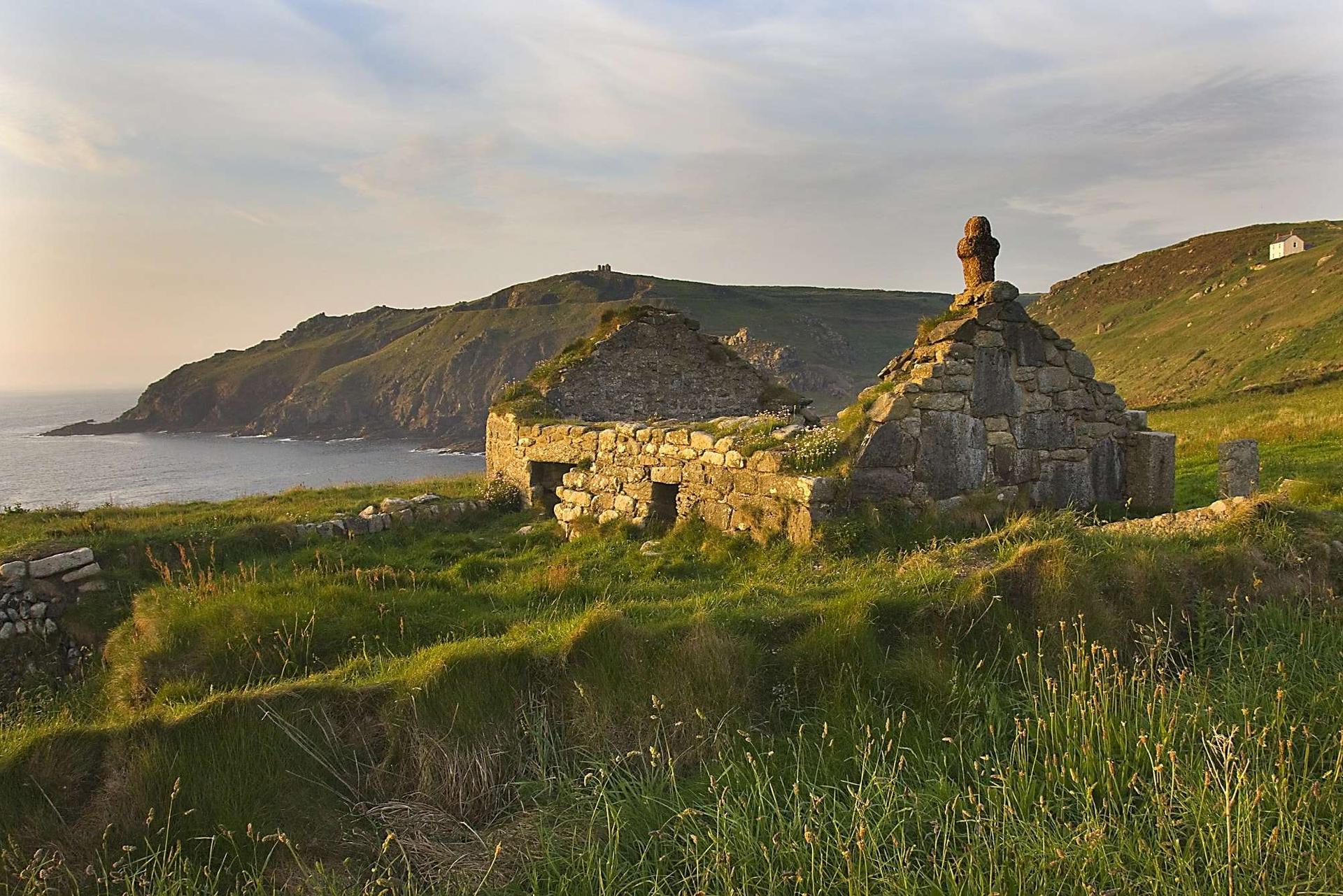 south west coast walk Cape Cornwall chapel