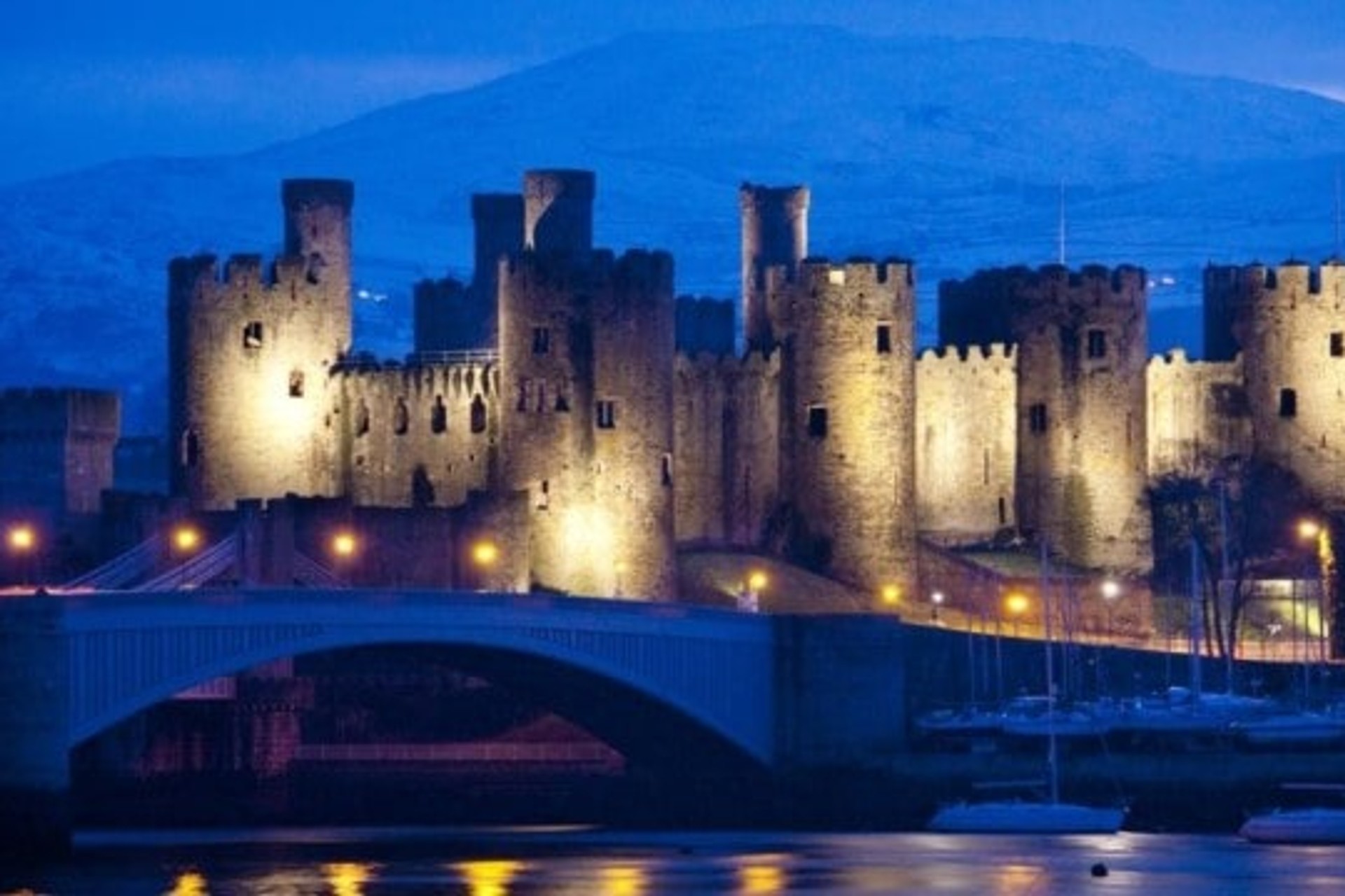 Conwy at night
