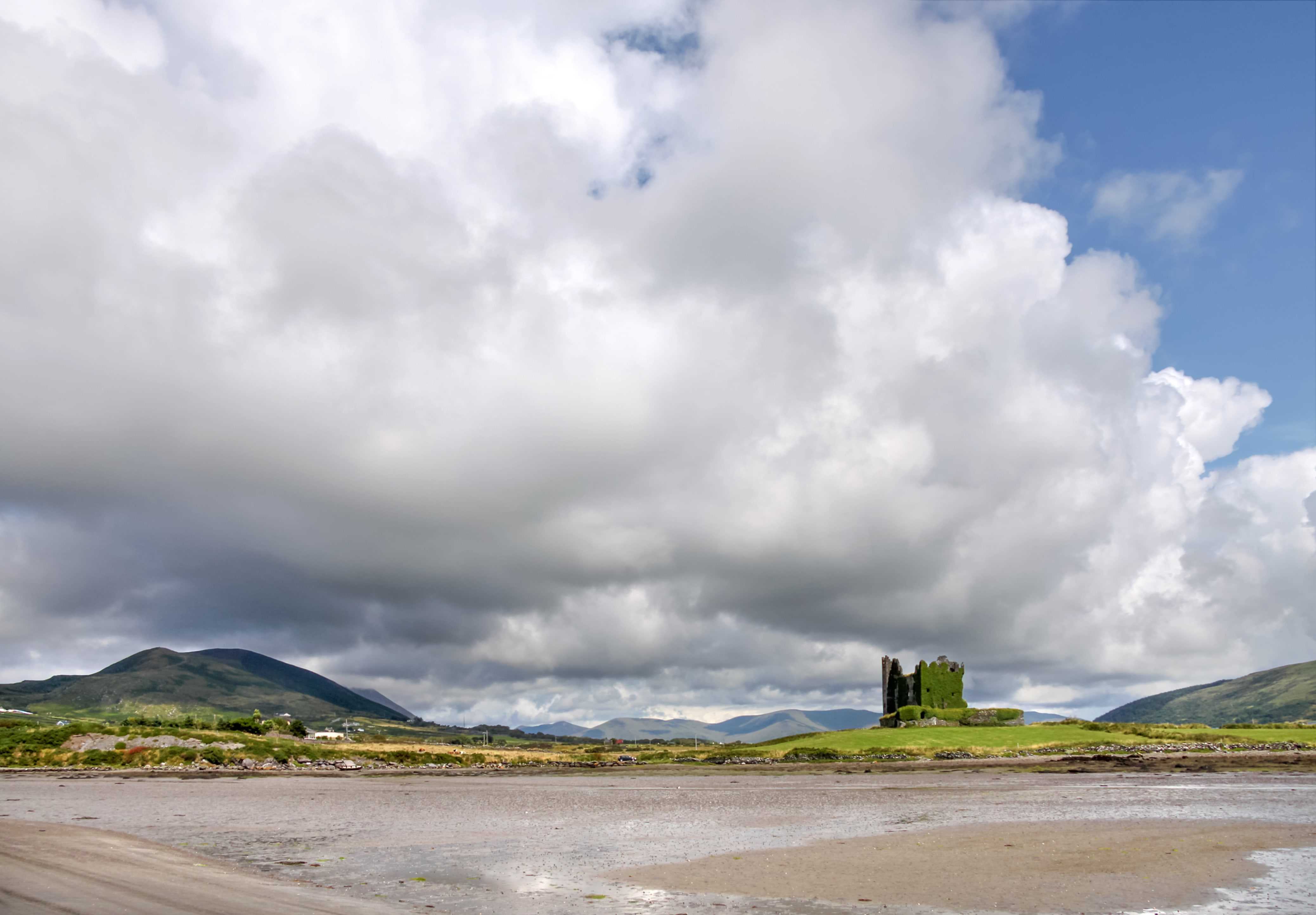 walking in ireland Ballycarbery Castle, Cahersiveen, County Kerry