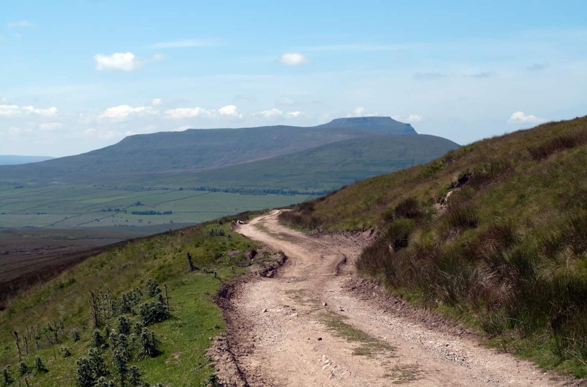 Cam High Road above Cam Fell. Trevor Littlewood