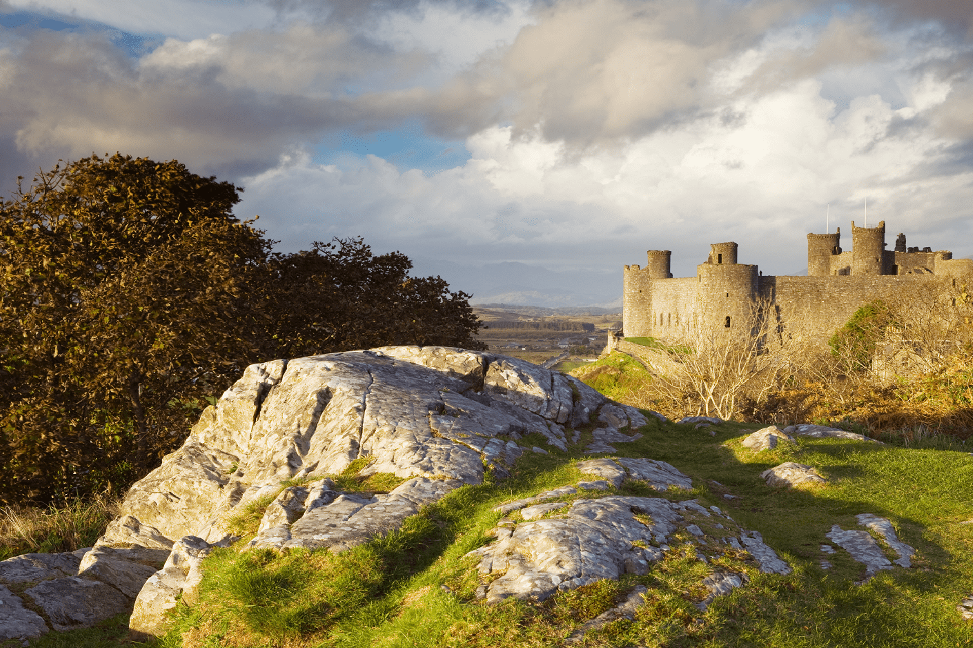 Harlech Castle on the Meirionnydd Coast