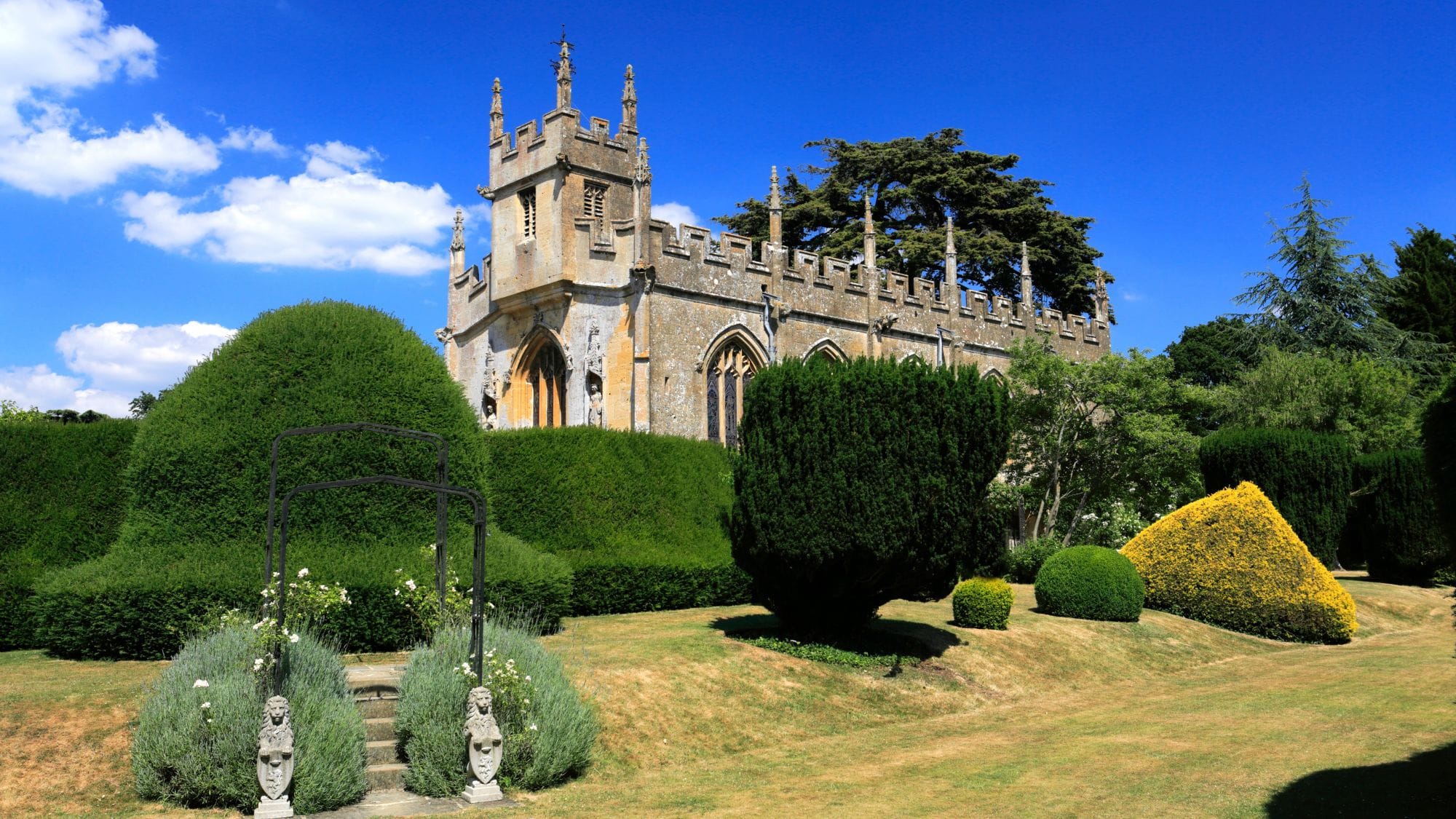 Summer View over Sudeley Castle & gardens