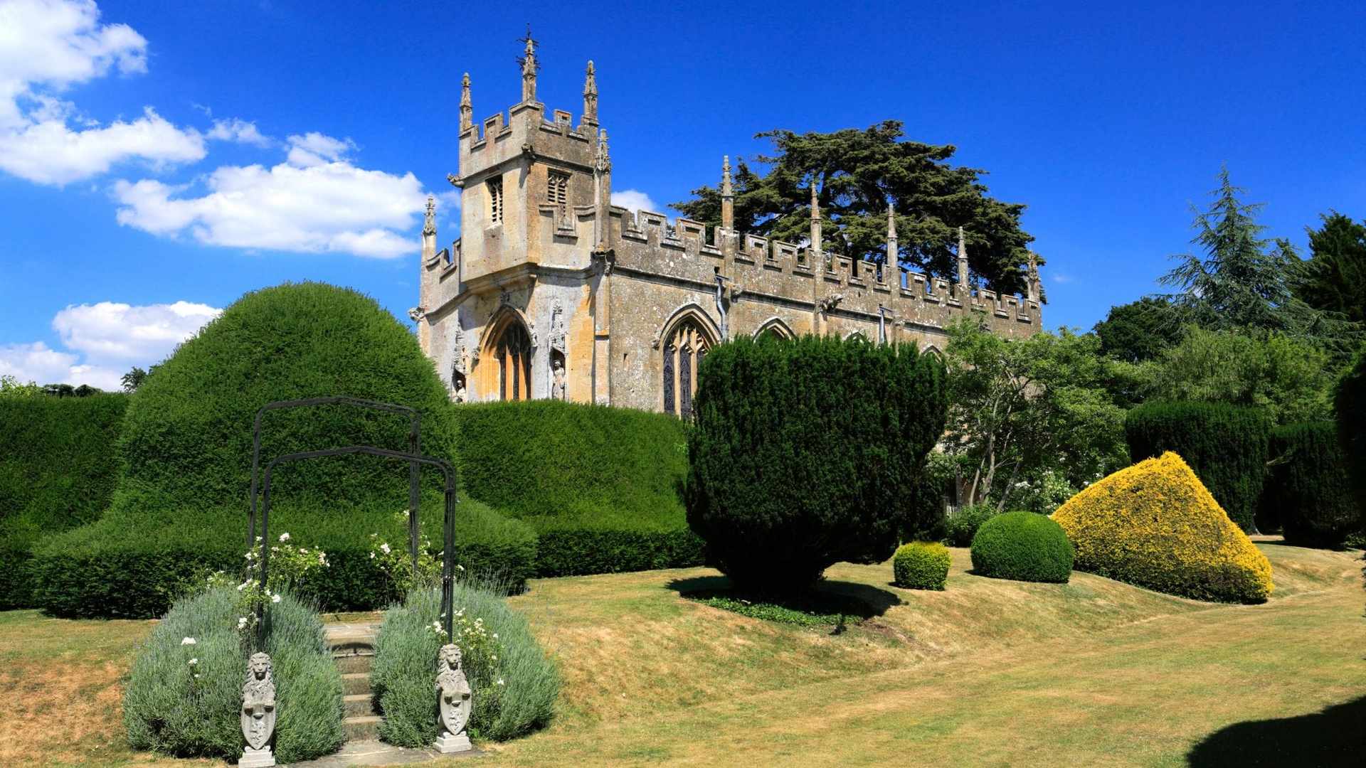 Summer View over Sudeley Castle & gardens