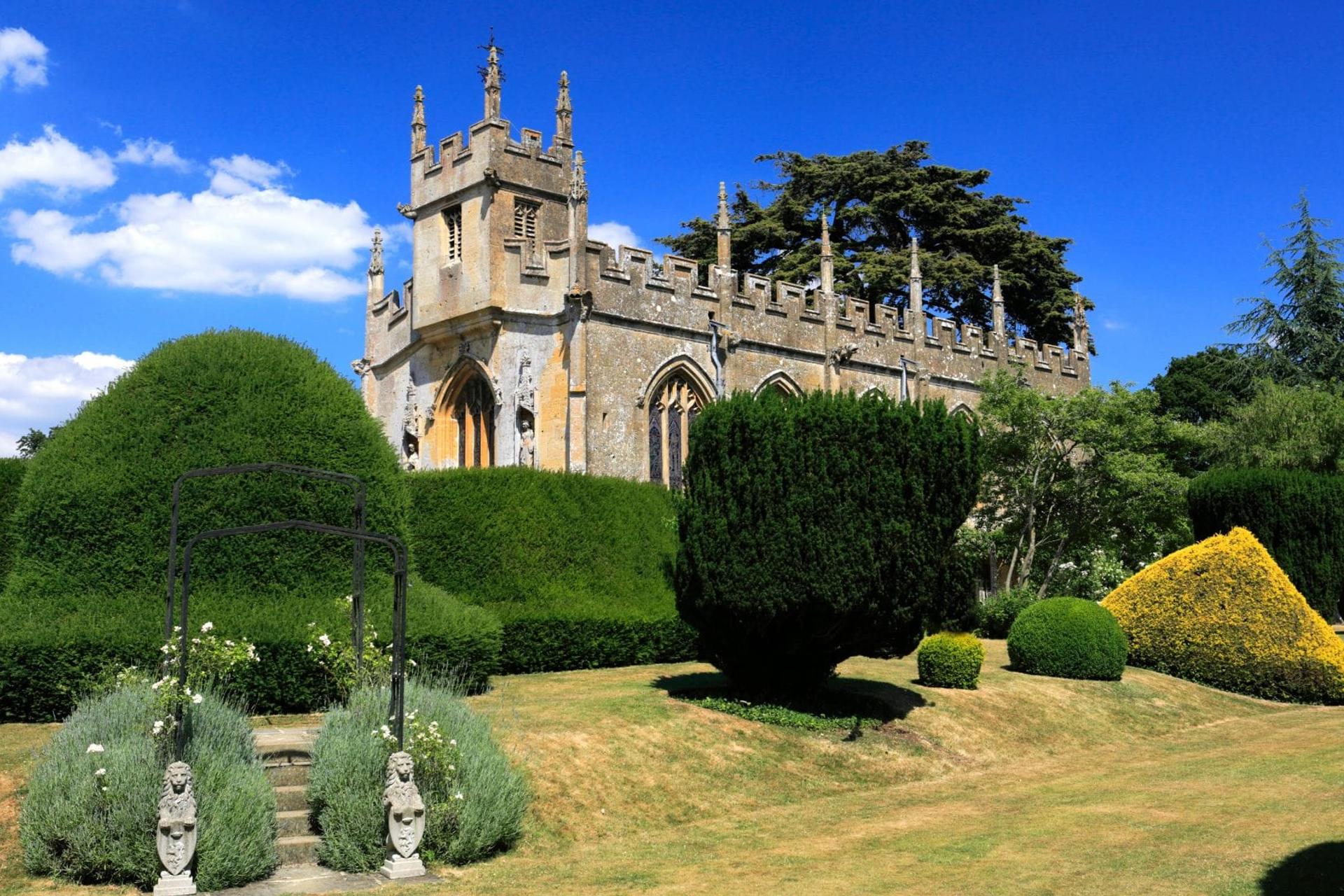 Summer View over Sudeley Castle & gardens
