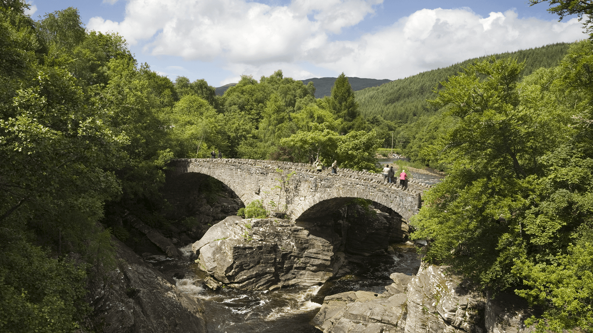 Telford Bridge on Walking holidays in Scotland