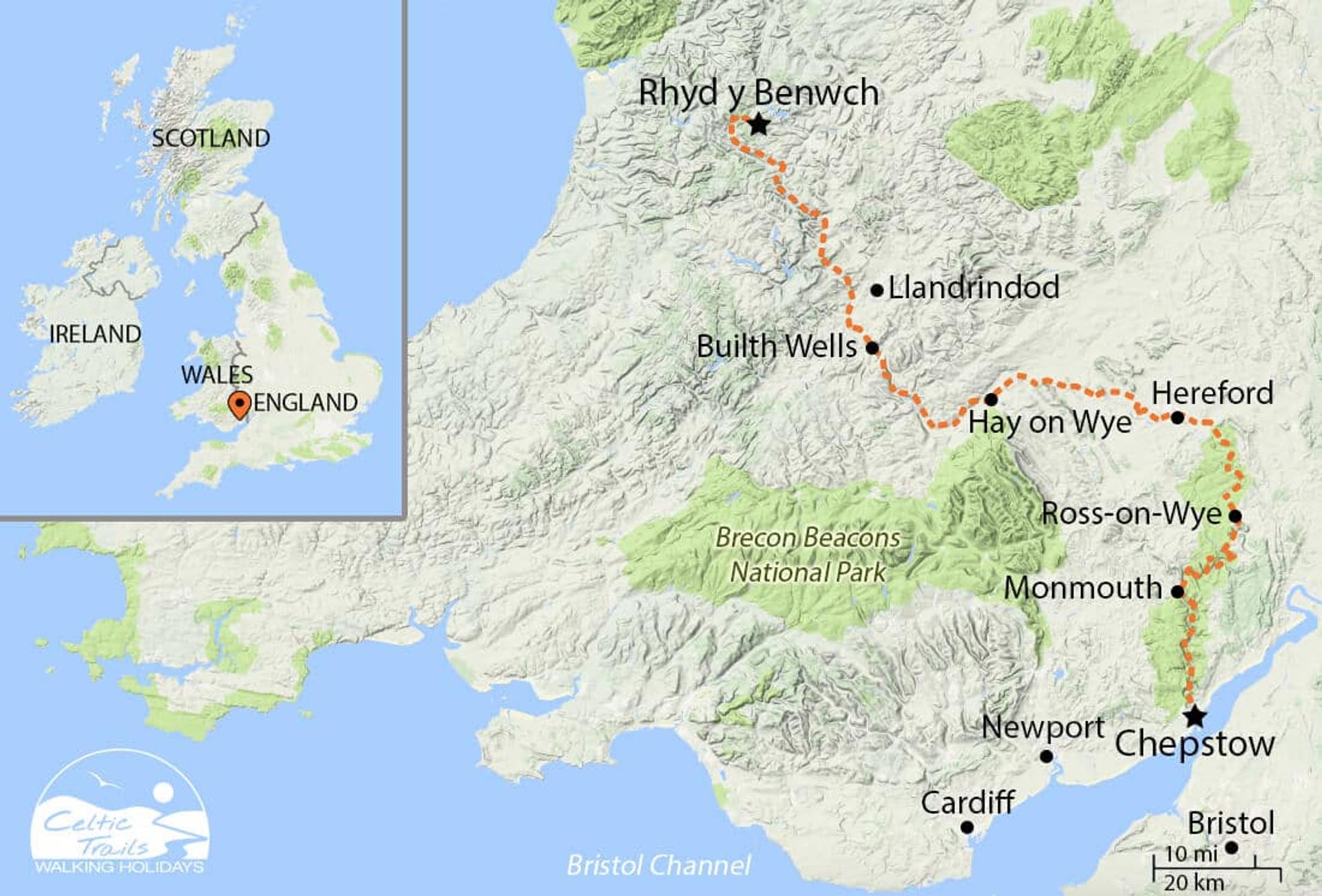 Wye Valley Walk Map