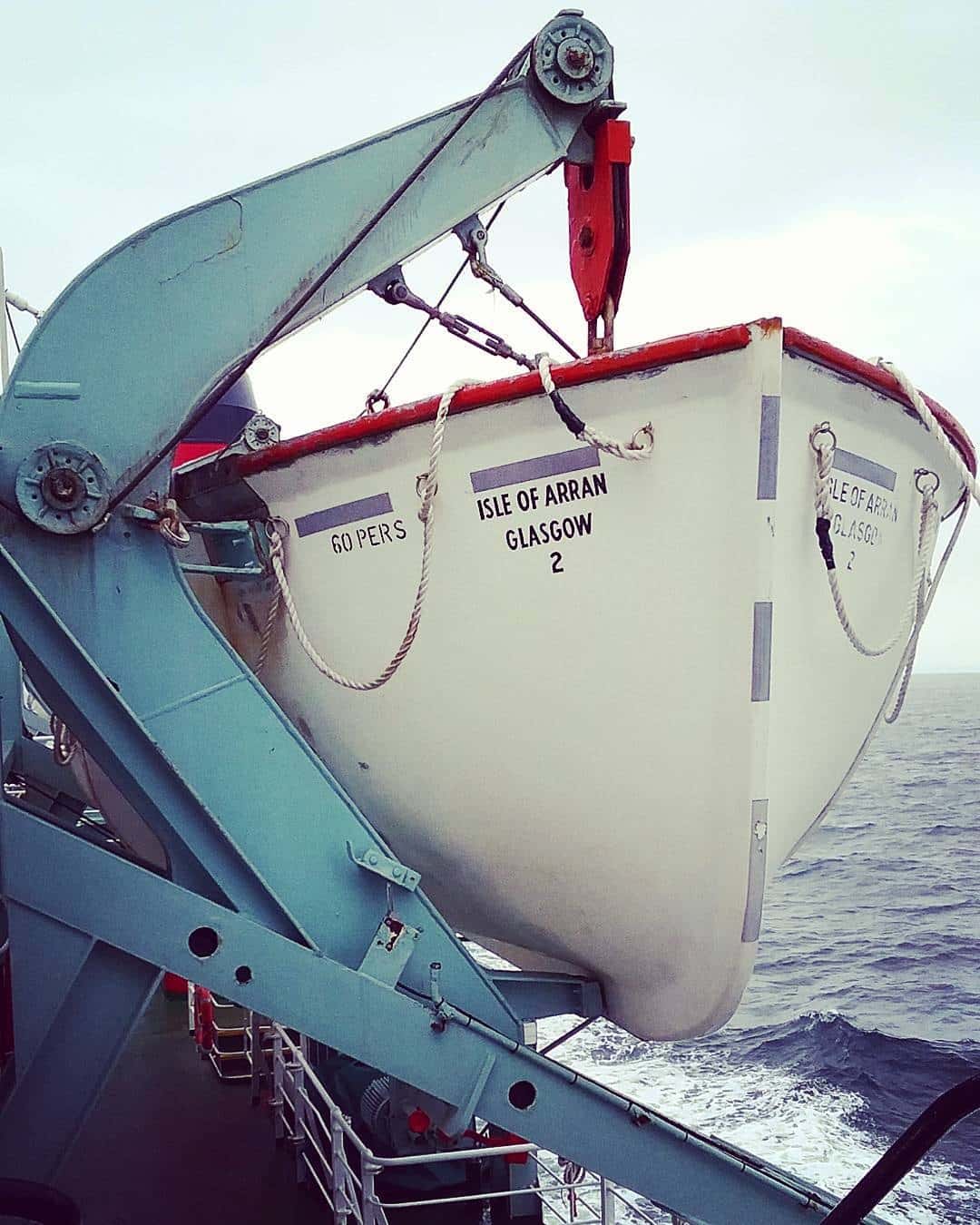 Ferry crossing to Isle of Arran from Glasgow