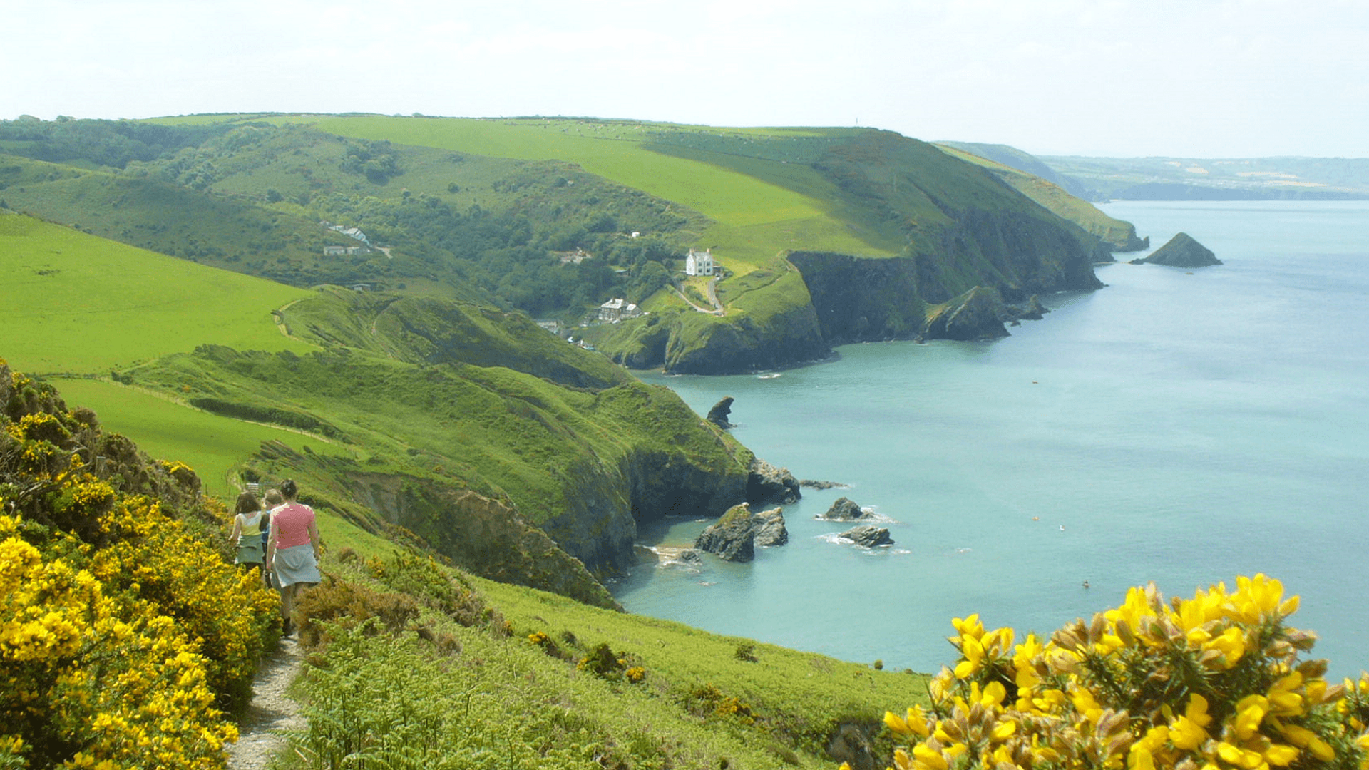 Cliff route to Llangrannog