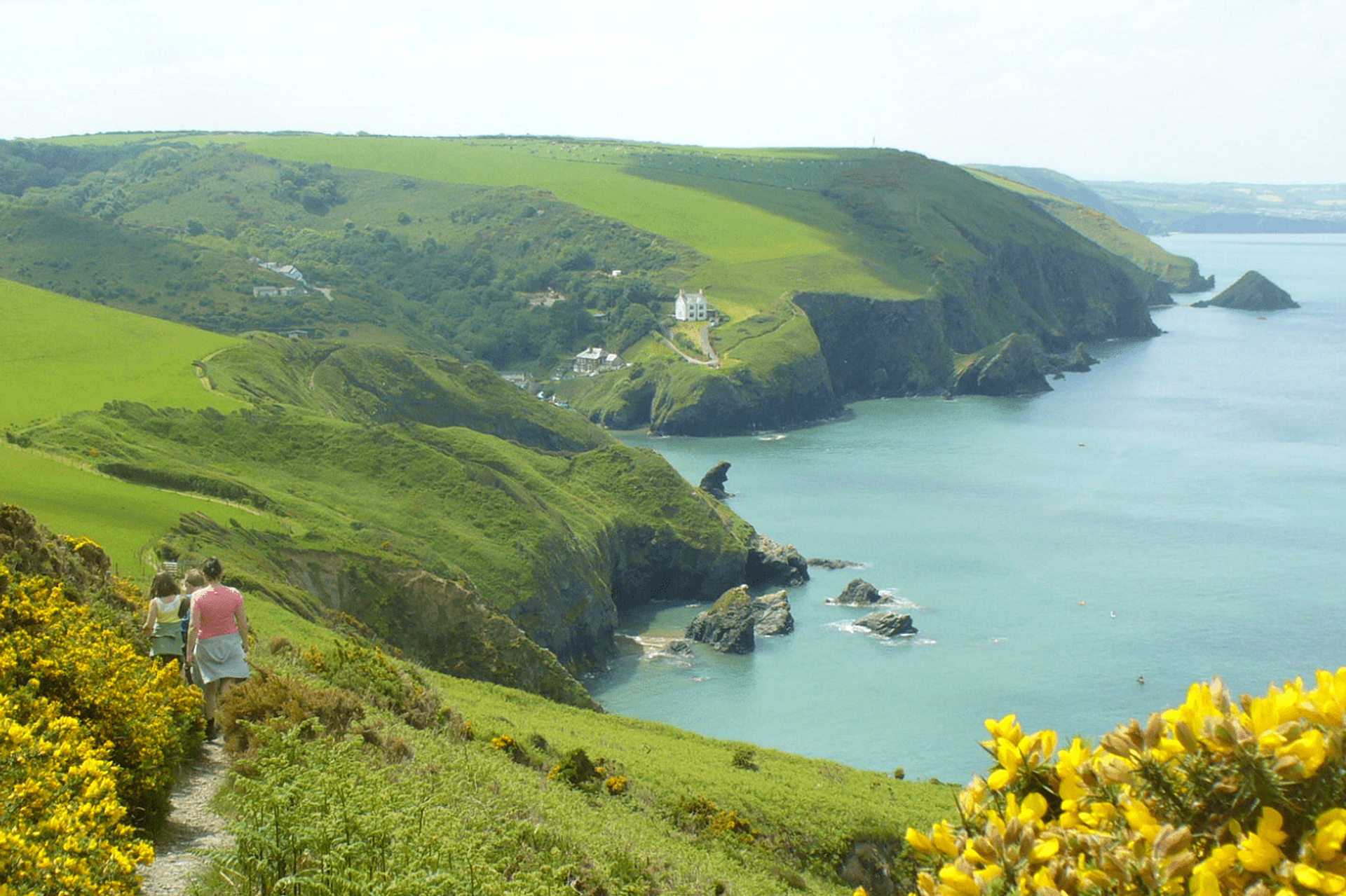 Cliff route to Llangrannog