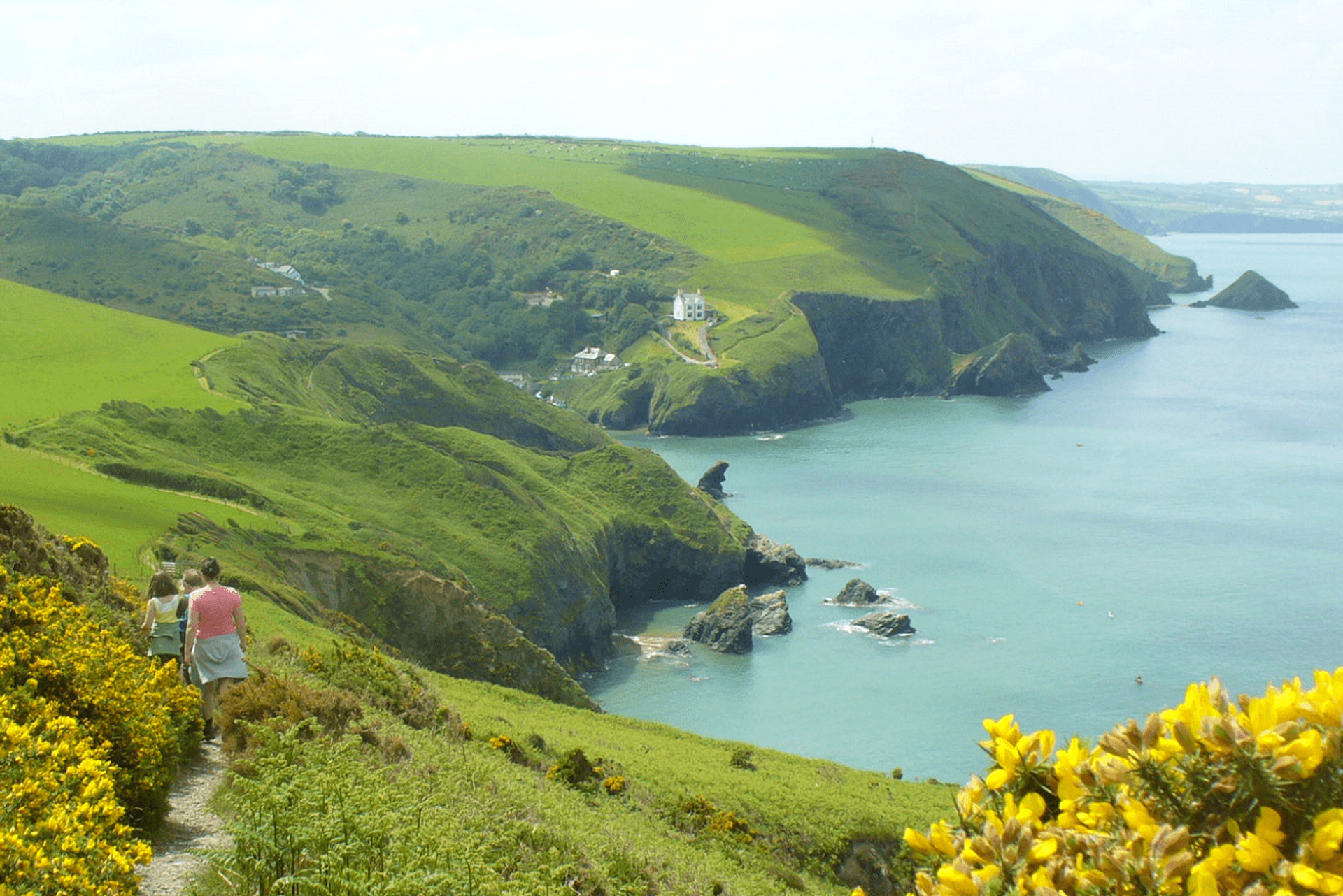Cliff route to Llangrannog