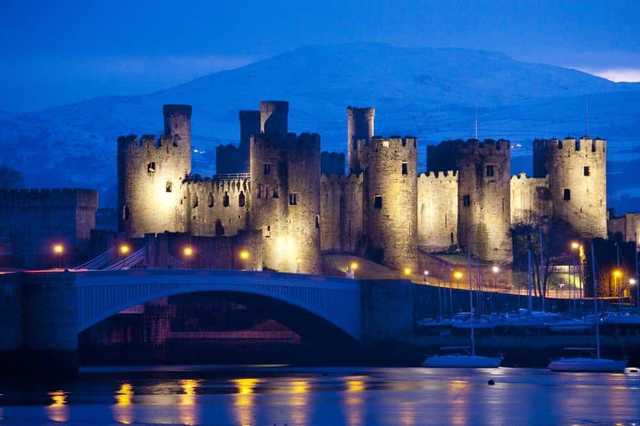 Conwy Castle at Night