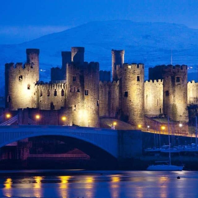 Conwy Castle at Night