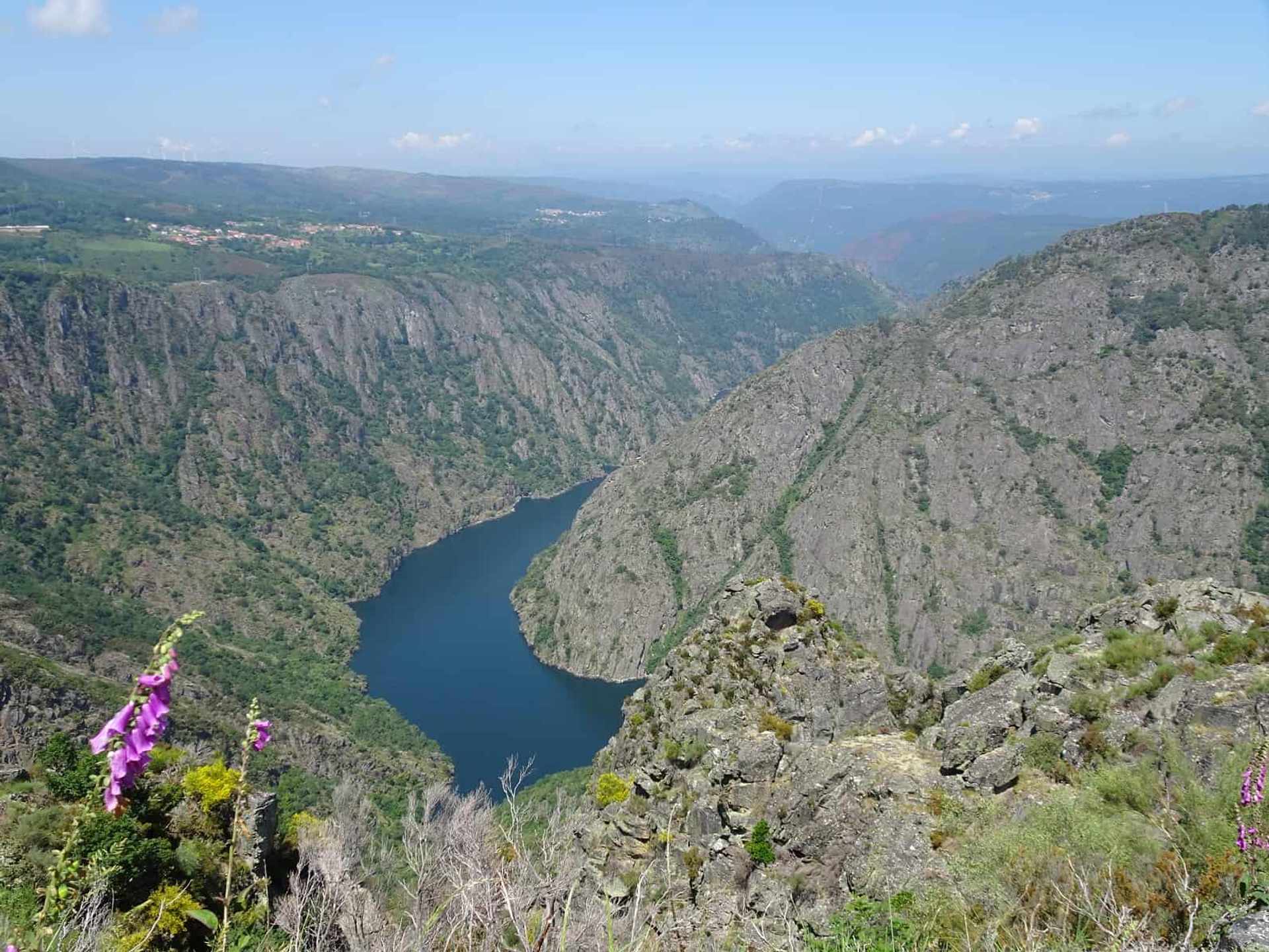 View over a gorge in Spain