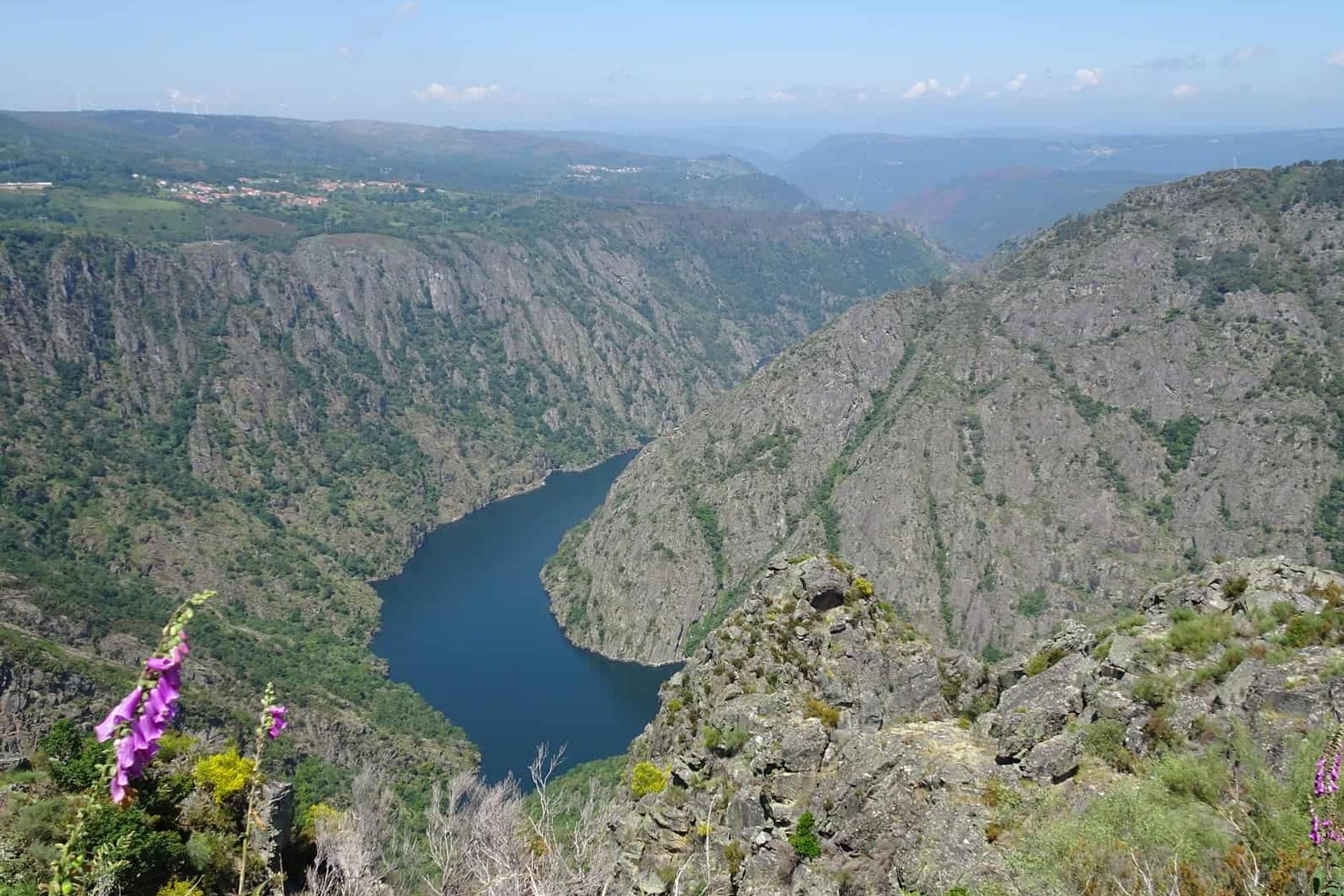 View over a gorge in Spain