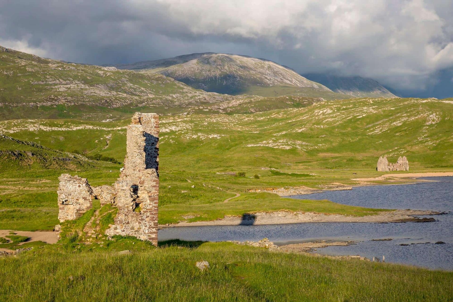 Ardvreck Castle on Loch Assynt